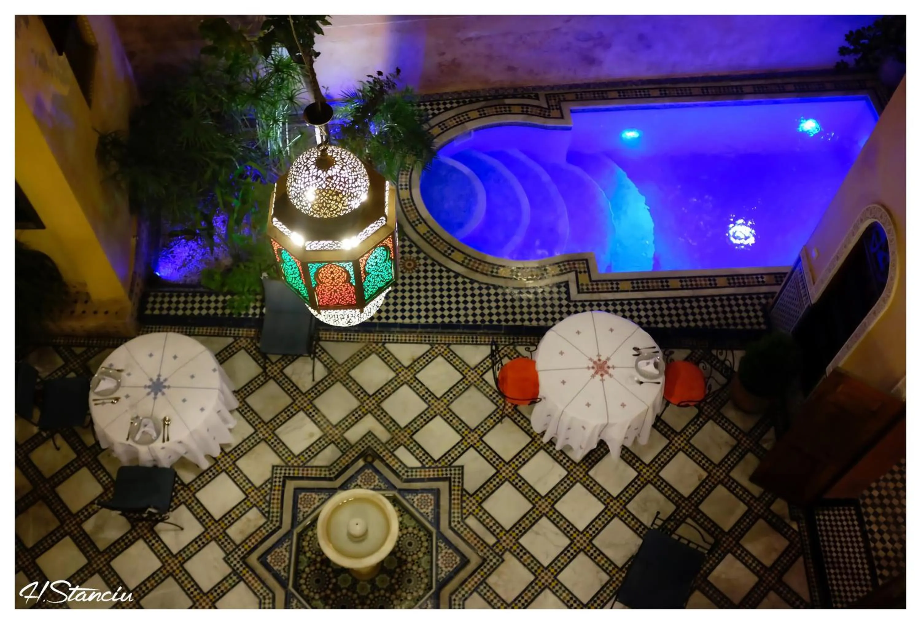 Decorative detail in Riad Layalina Fes