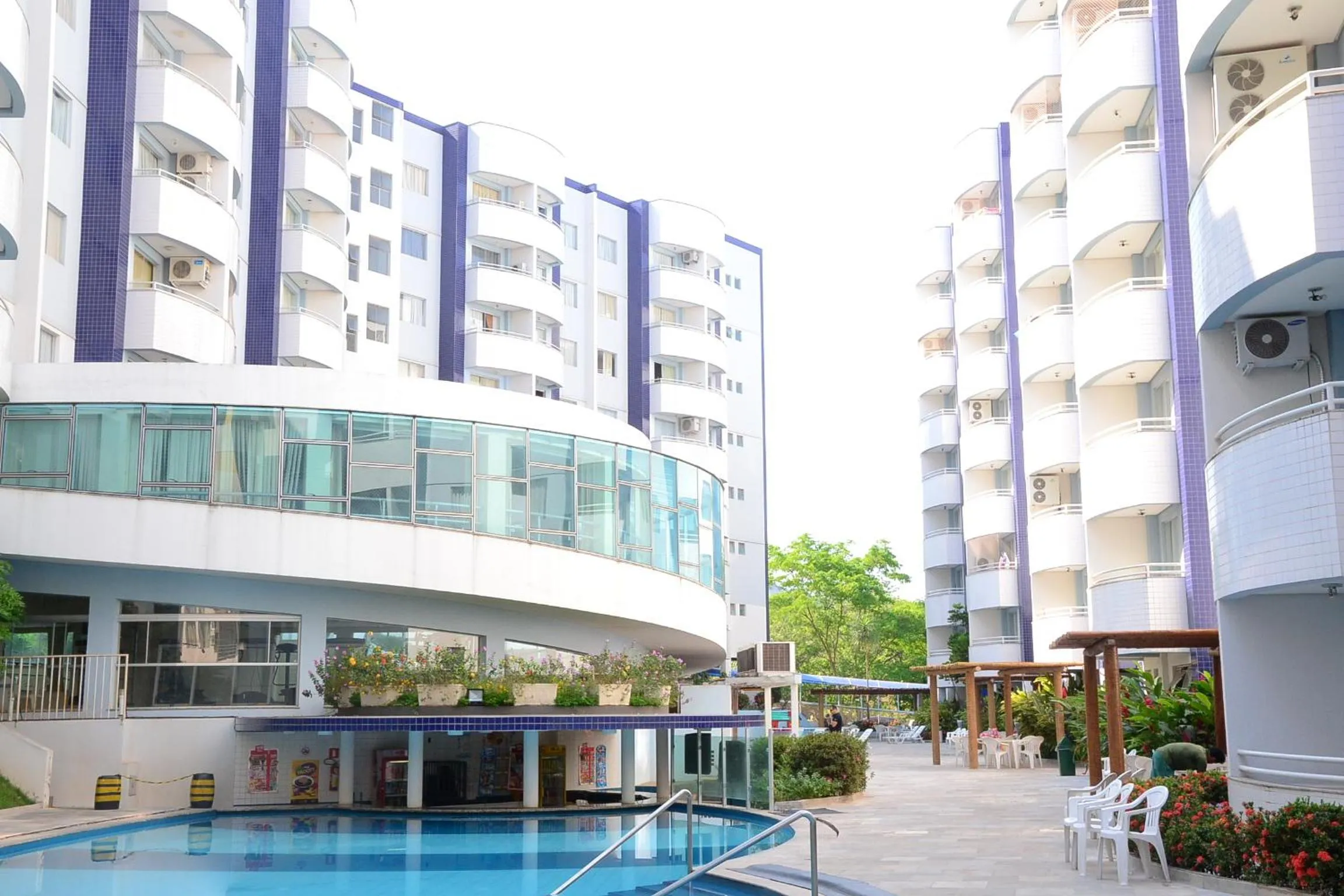 Swimming pool in Prime Hotel Águas da Serra