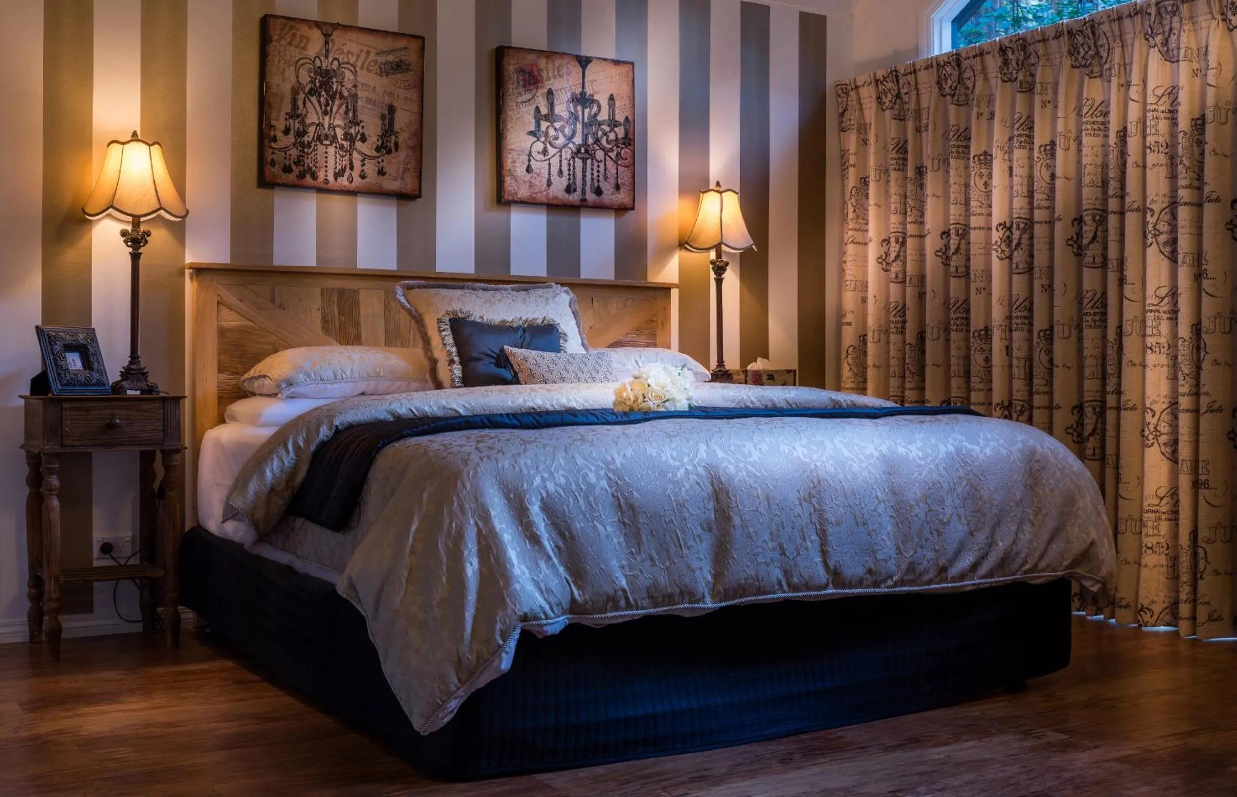 Decorative detail, Bed in Belle Le Vie