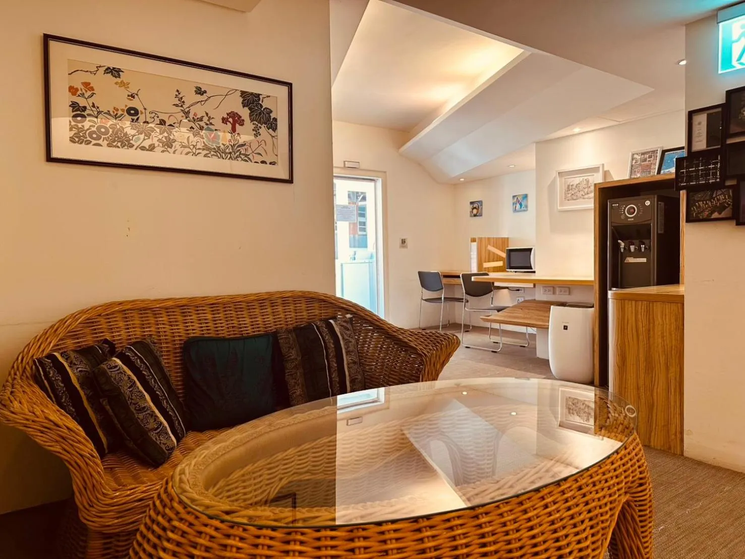 Seating area in Papersun Hotel