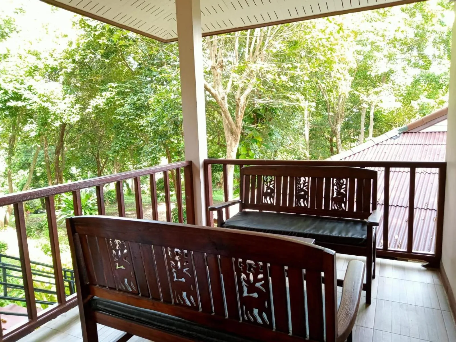 Patio in PawPaw Resort