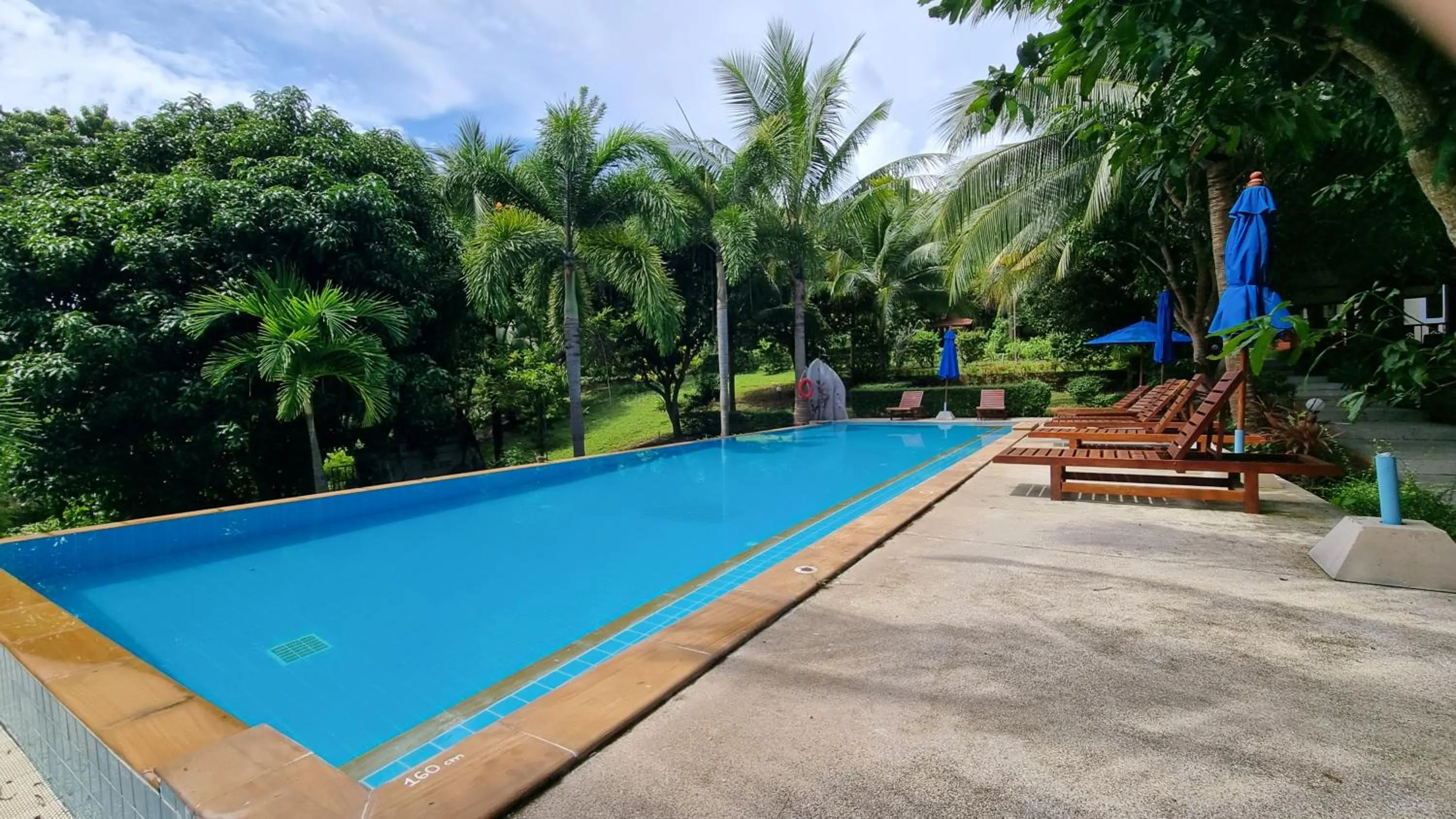 Pool view in PawPaw Resort