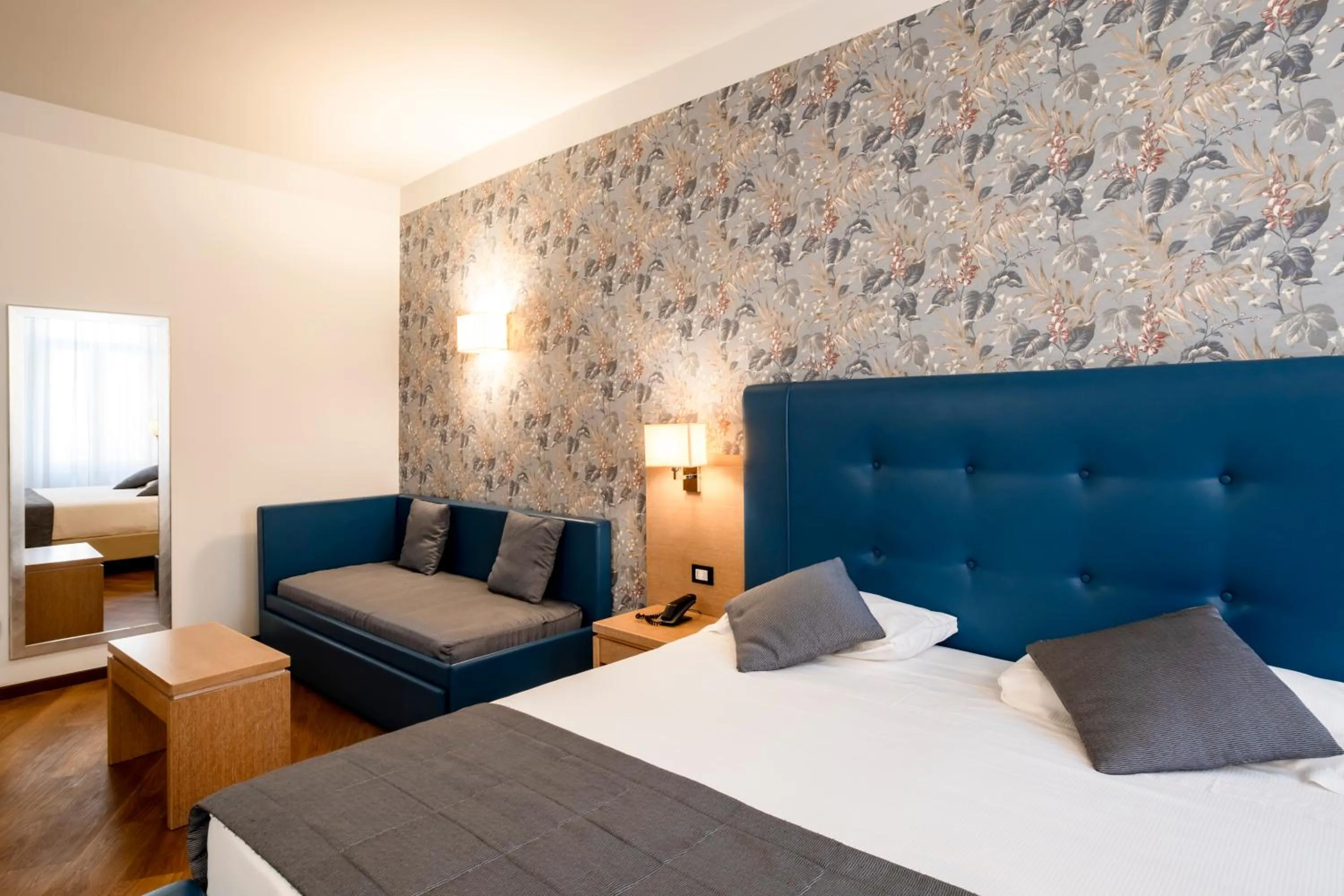 Bed in Hotel Accademia