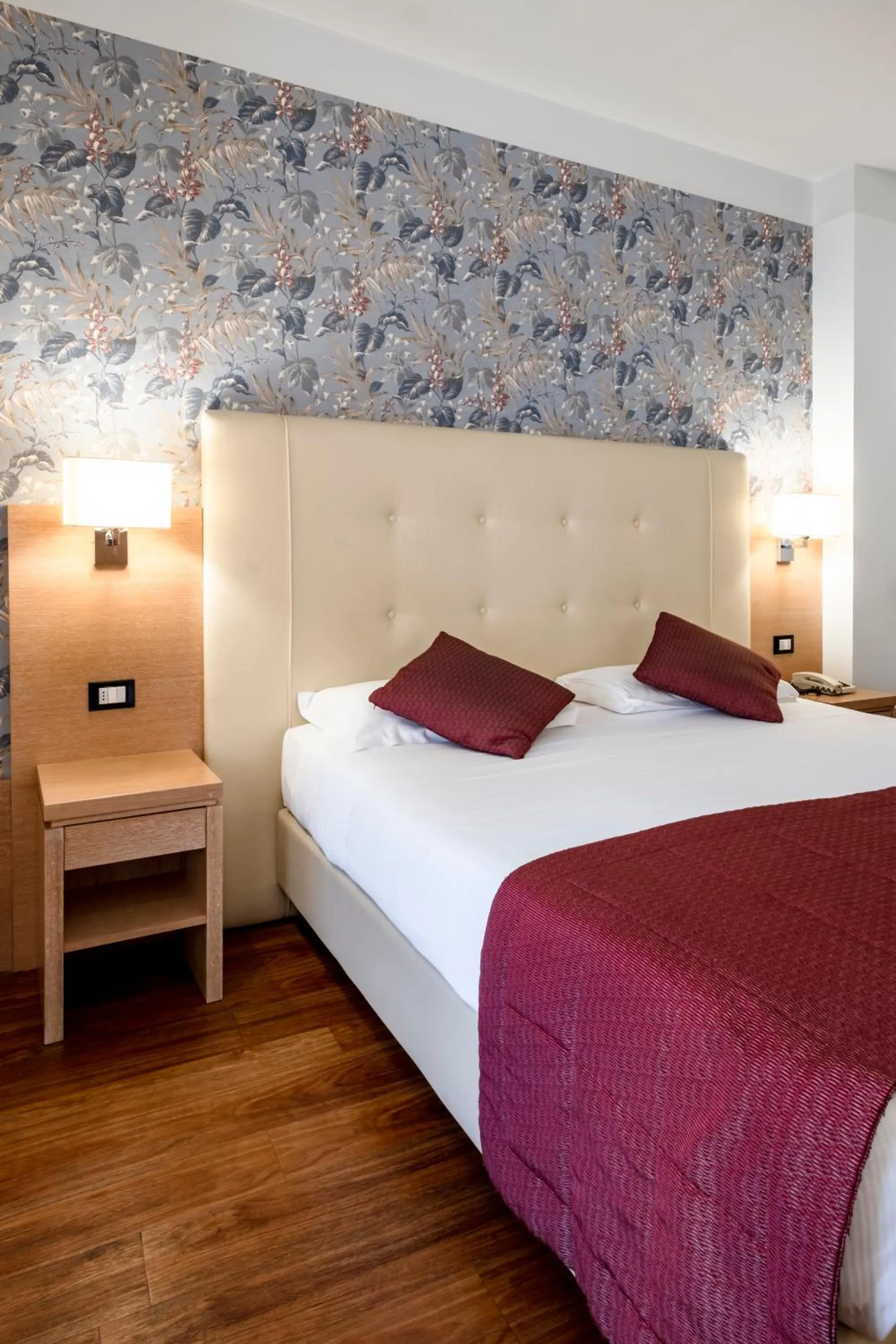 Bed in Hotel Accademia