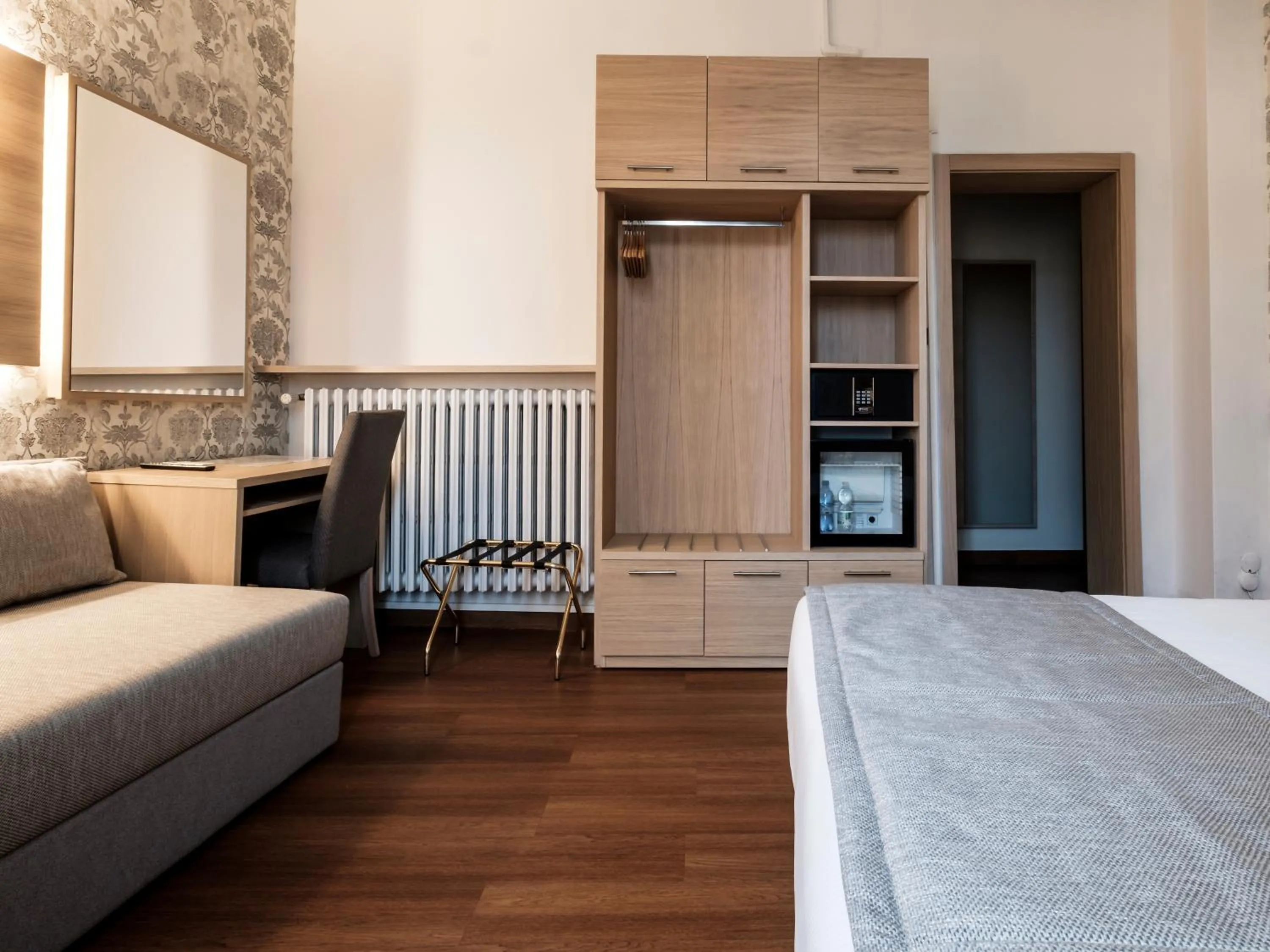 Bed in Hotel Accademia