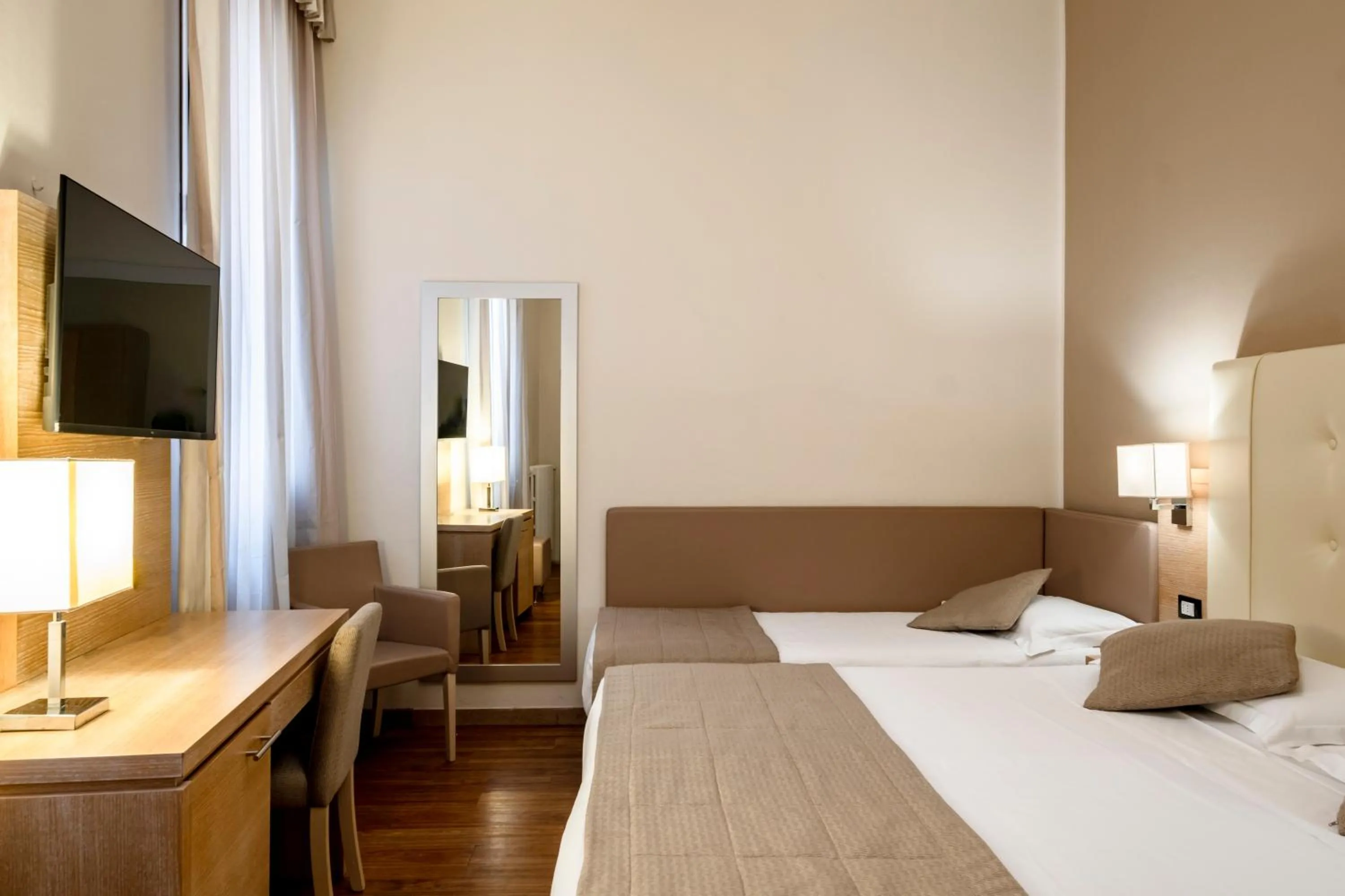 Bed in Hotel Accademia