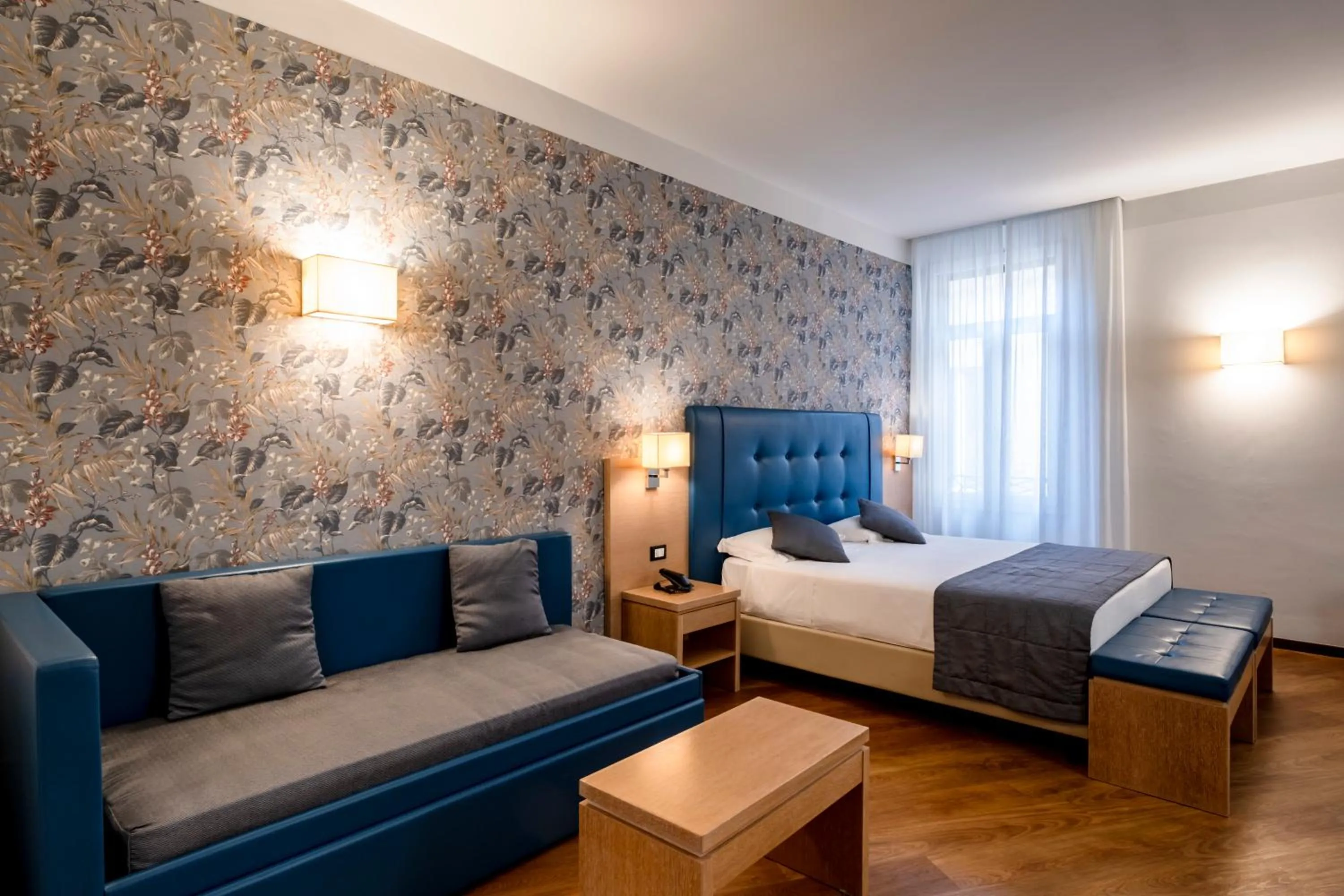 Bed in Hotel Accademia