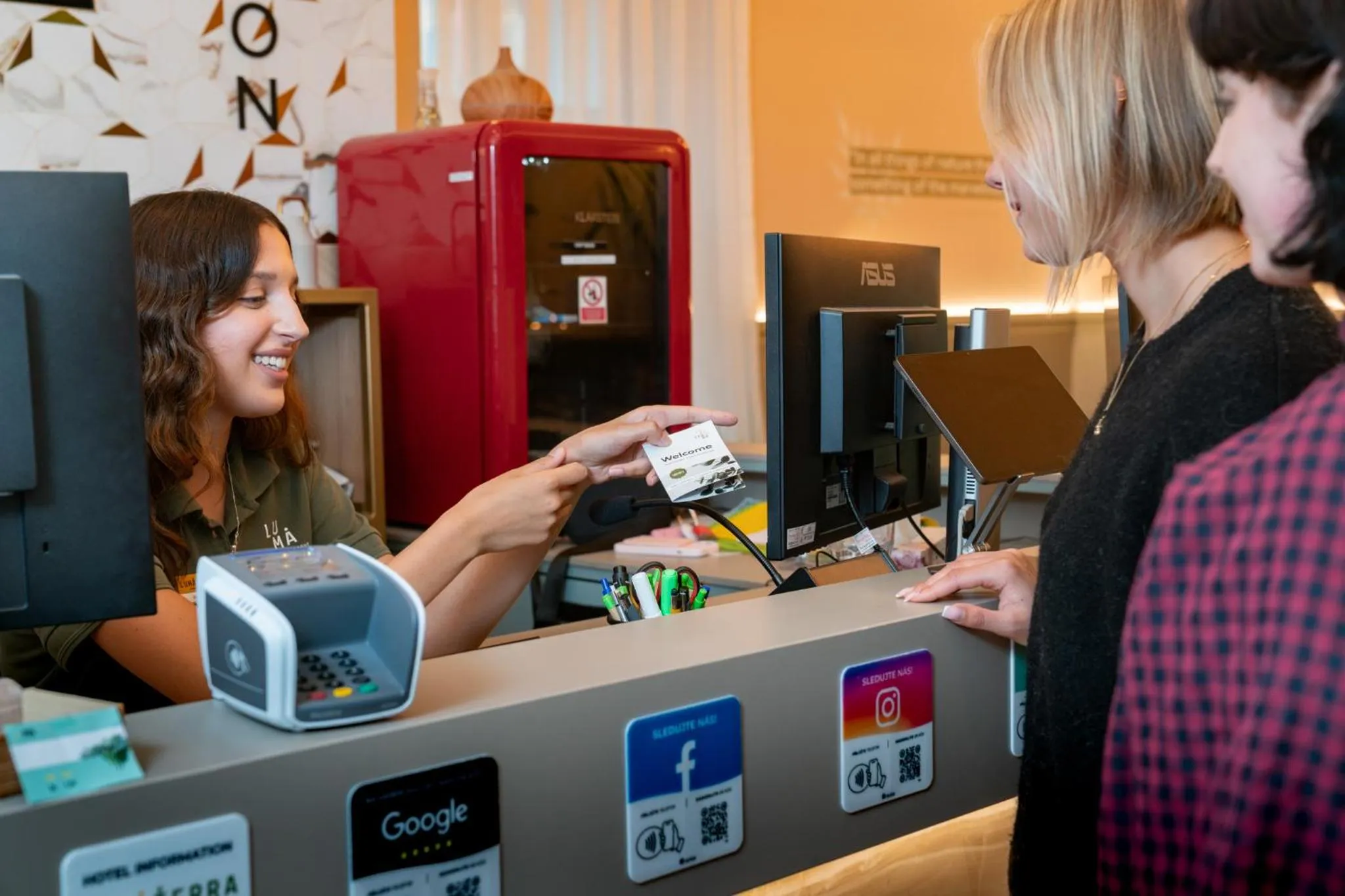 People in Luma Terra Prague Hostel