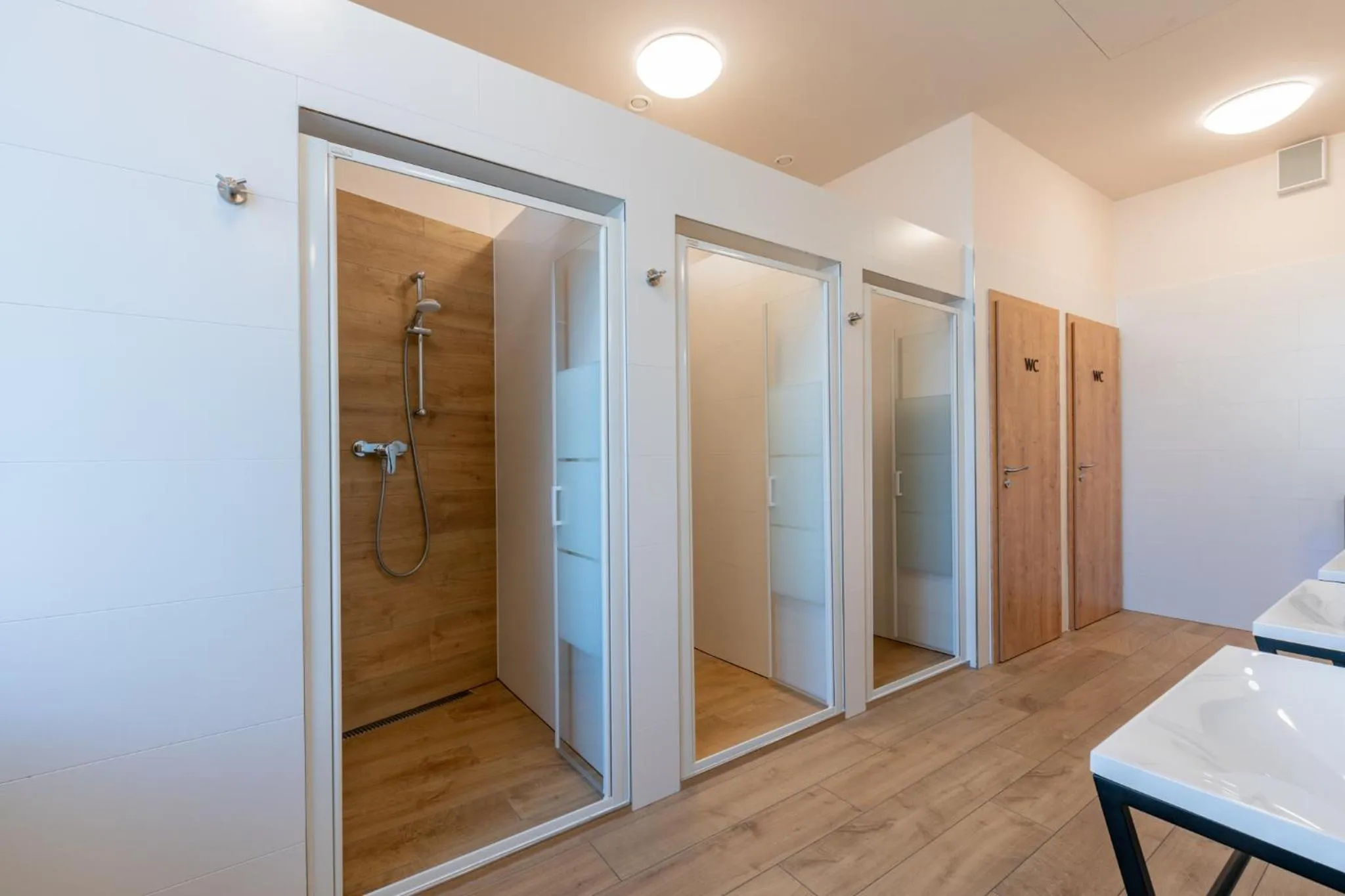 Shower in Luma Terra Prague Hostel