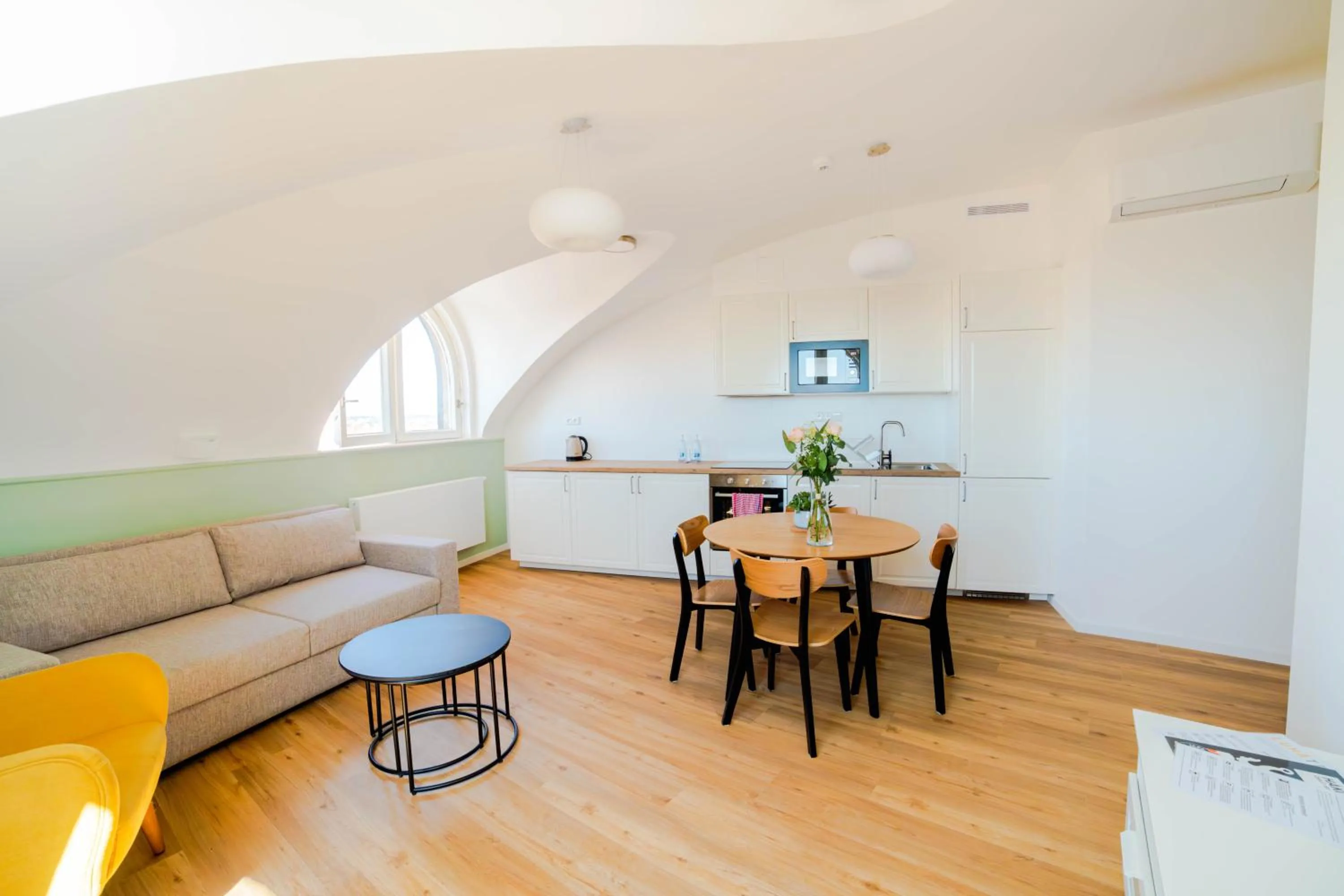 Living room in Luma Terra Prague Hostel