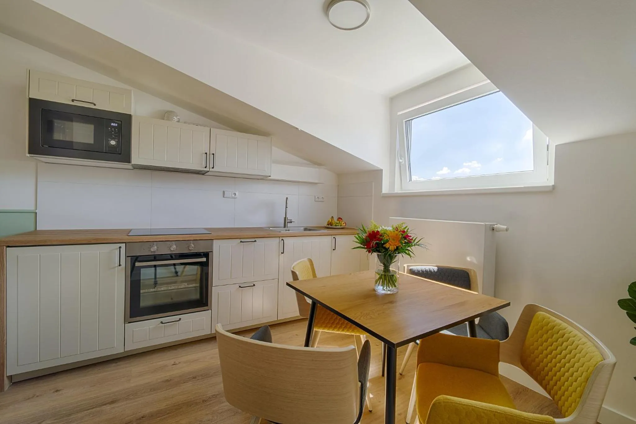 Kitchen or kitchenette in Luma Terra Prague Hostel