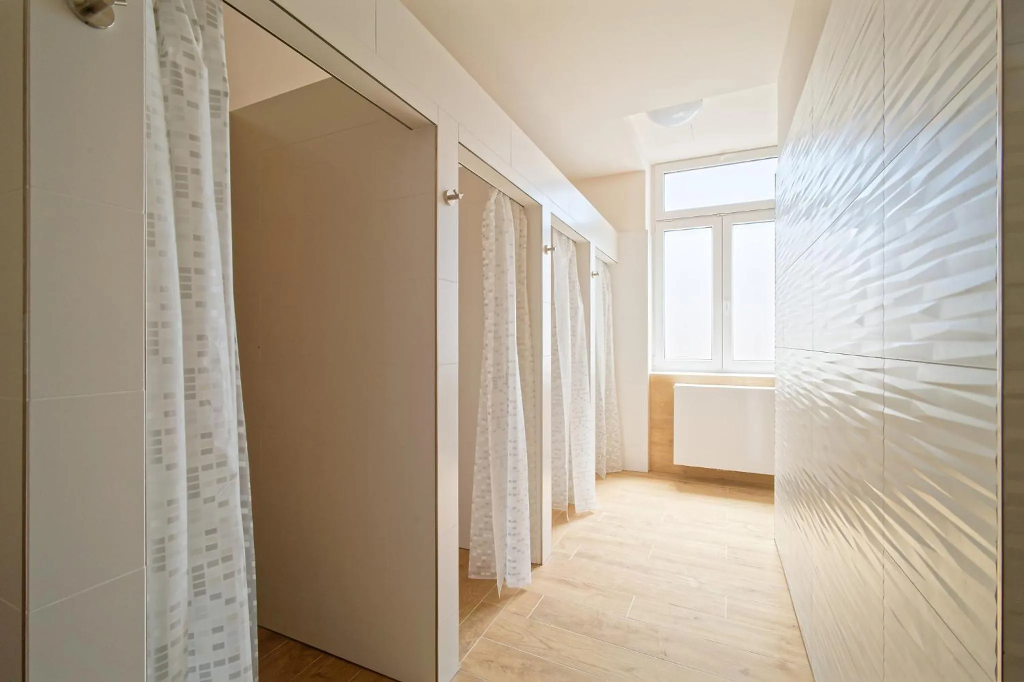 Communal kitchen, Bed in Luma Terra Prague Hostel