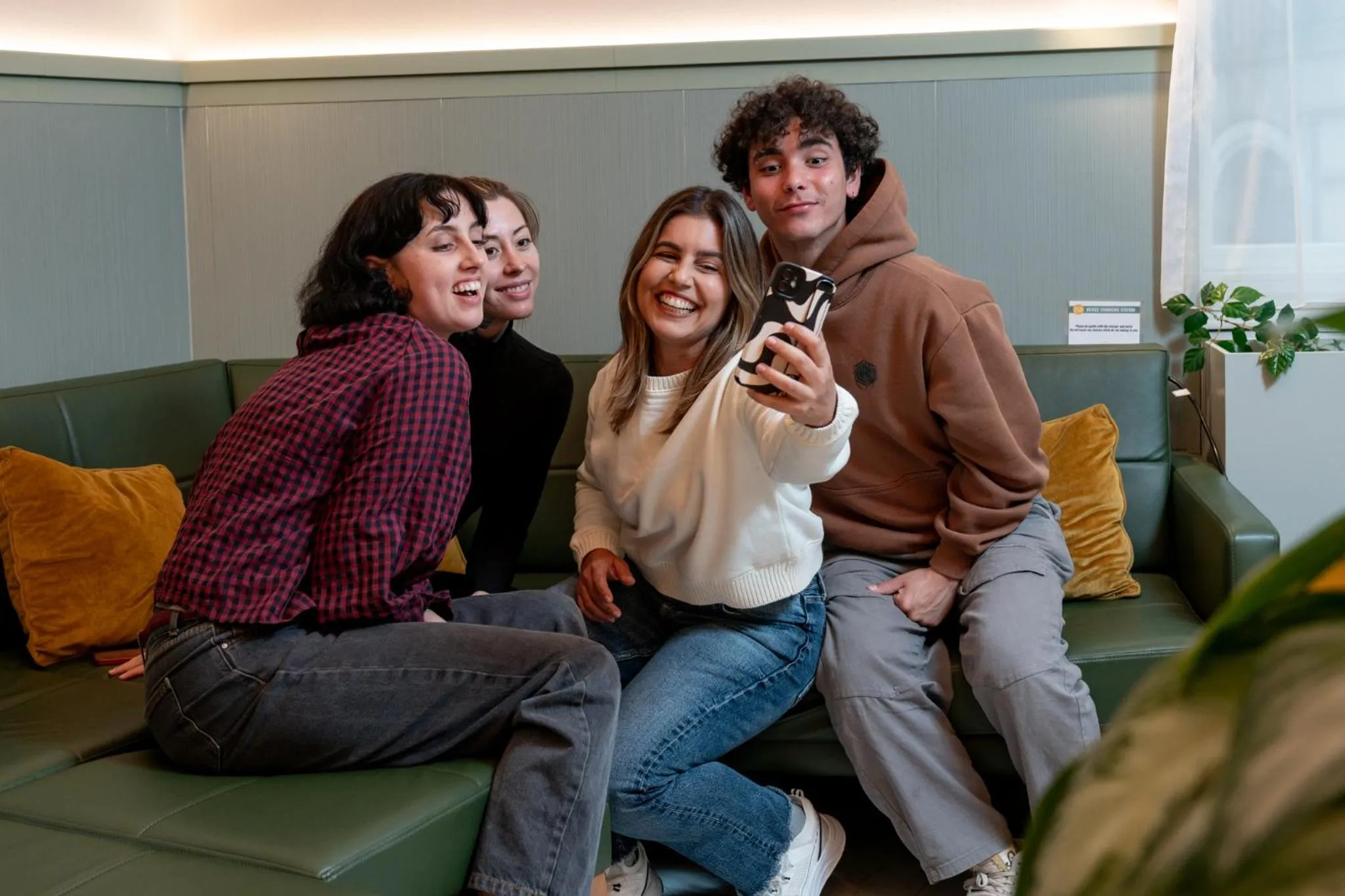 People in Luma Terra Prague Hostel