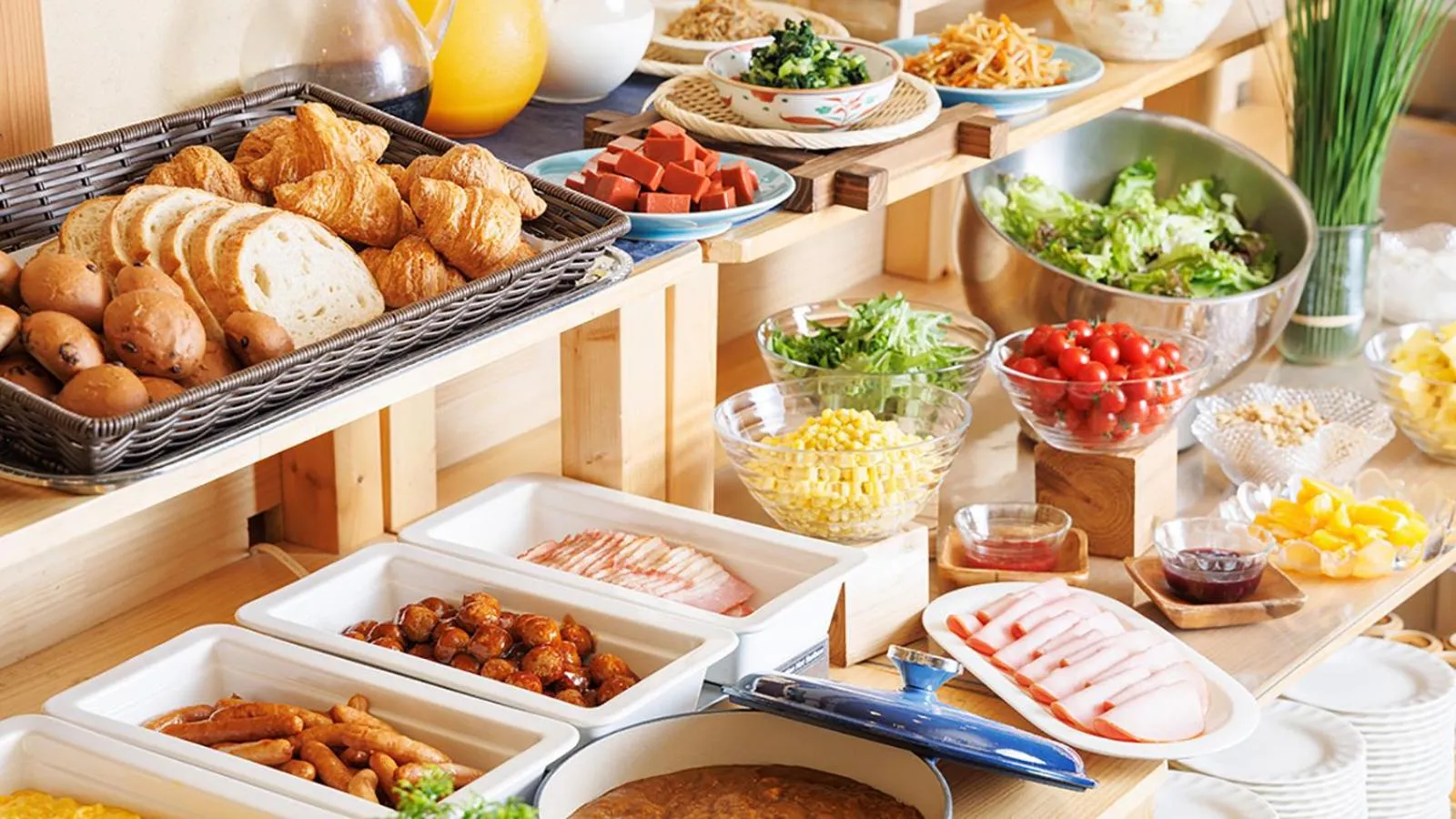 Breakfast in Hotel Sunroute Hikone