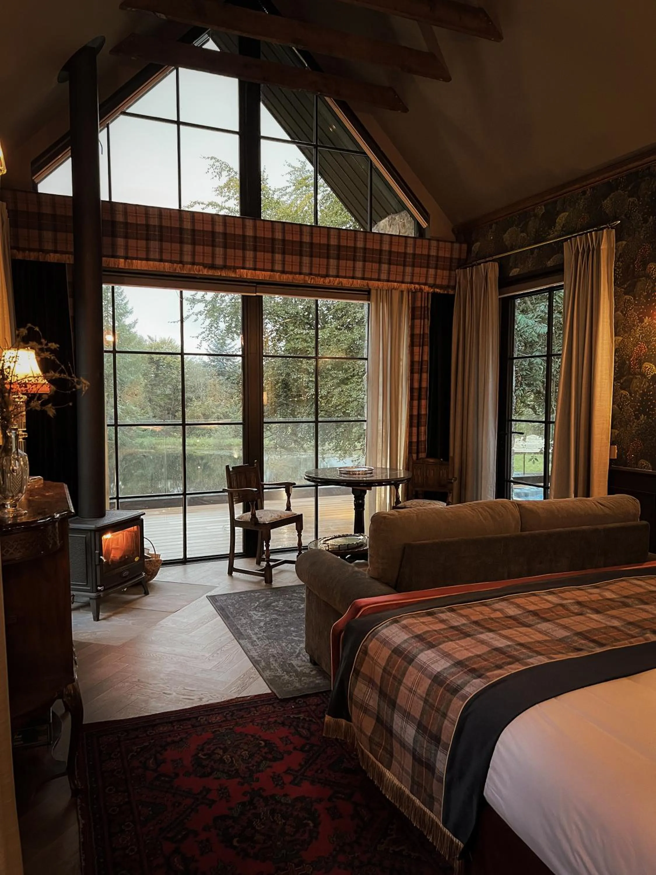 Bed in Glencruitten House