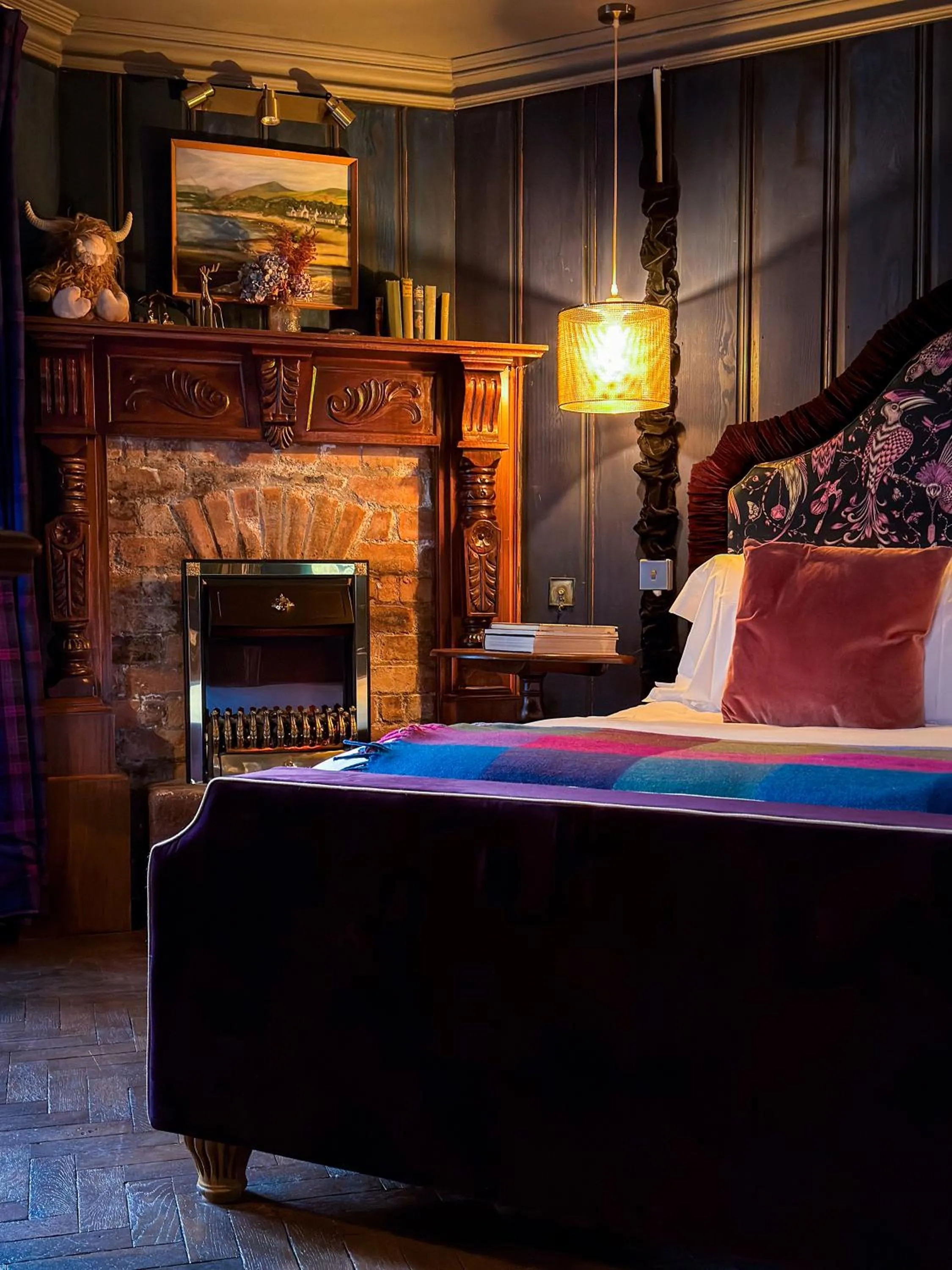 Bed in Glencruitten House