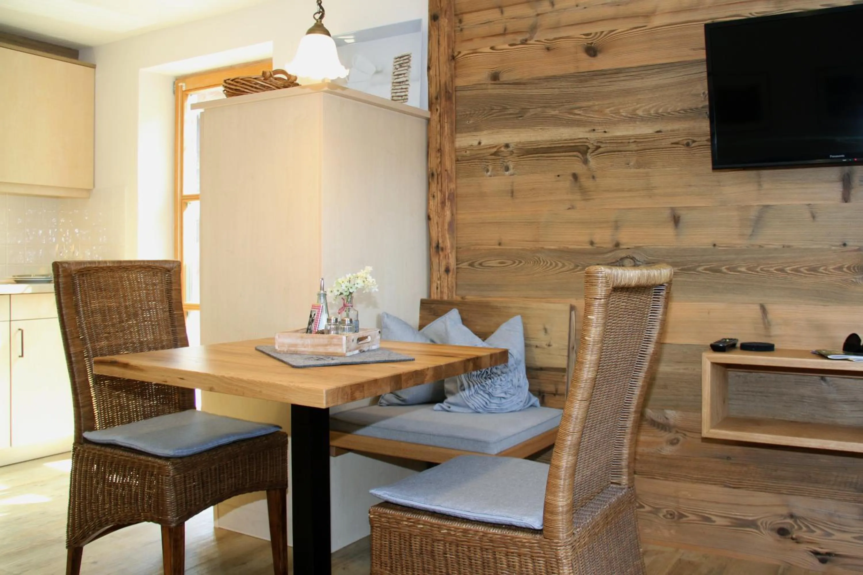 Kitchen or kitchenette in Ferienwohnungen Vogler