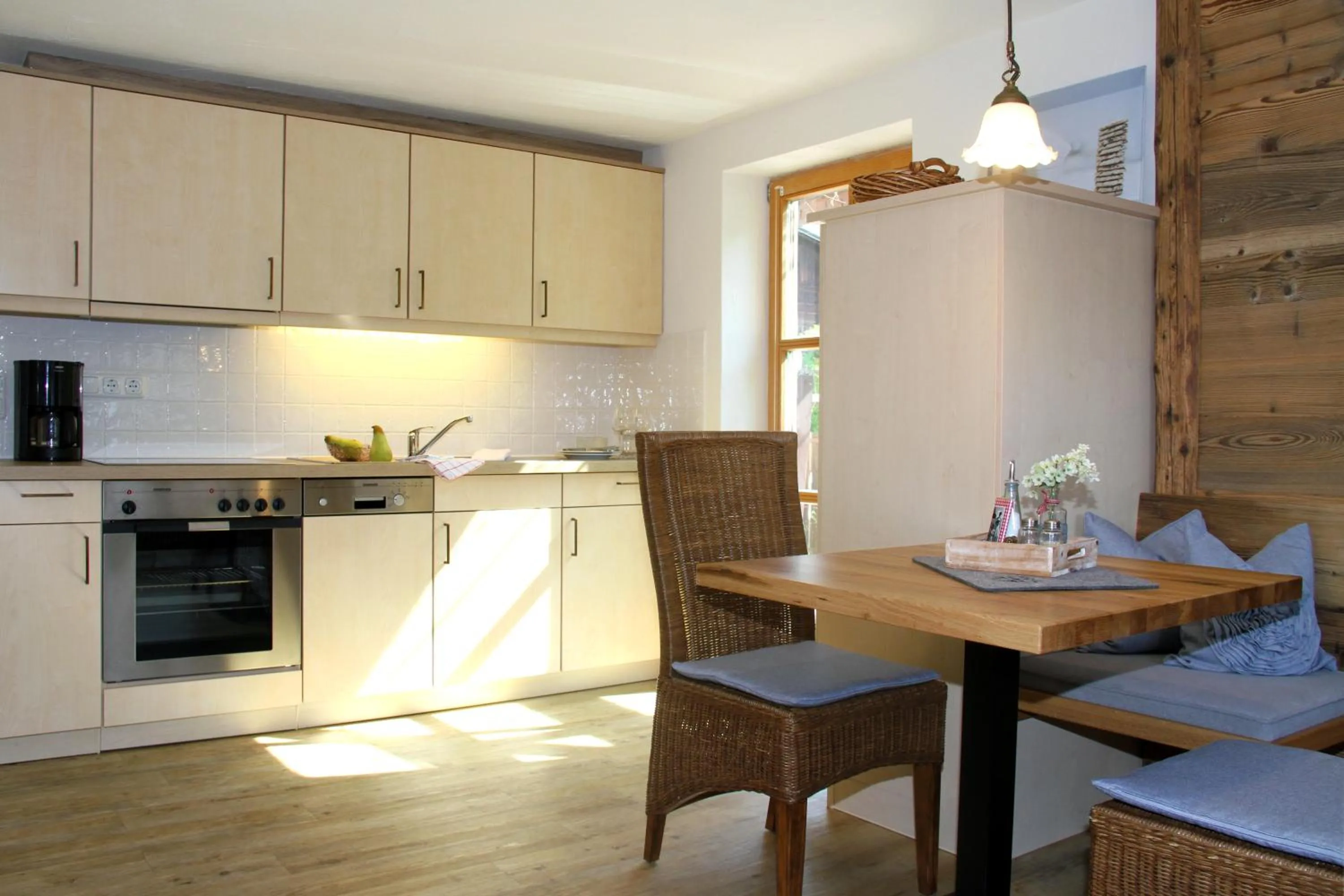 Kitchen or kitchenette in Ferienwohnungen Vogler