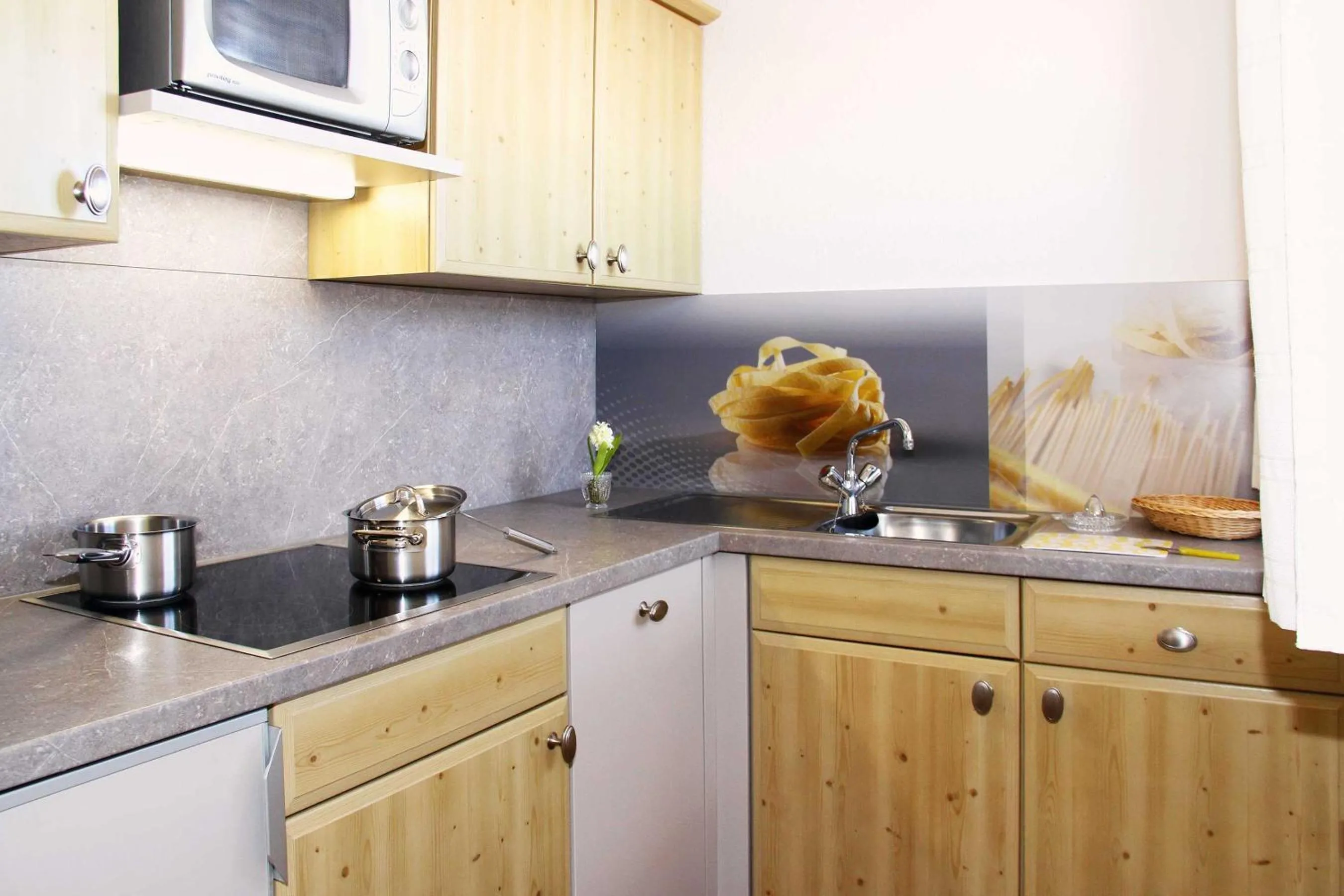 Kitchen or kitchenette in Ferienwohnungen Vogler
