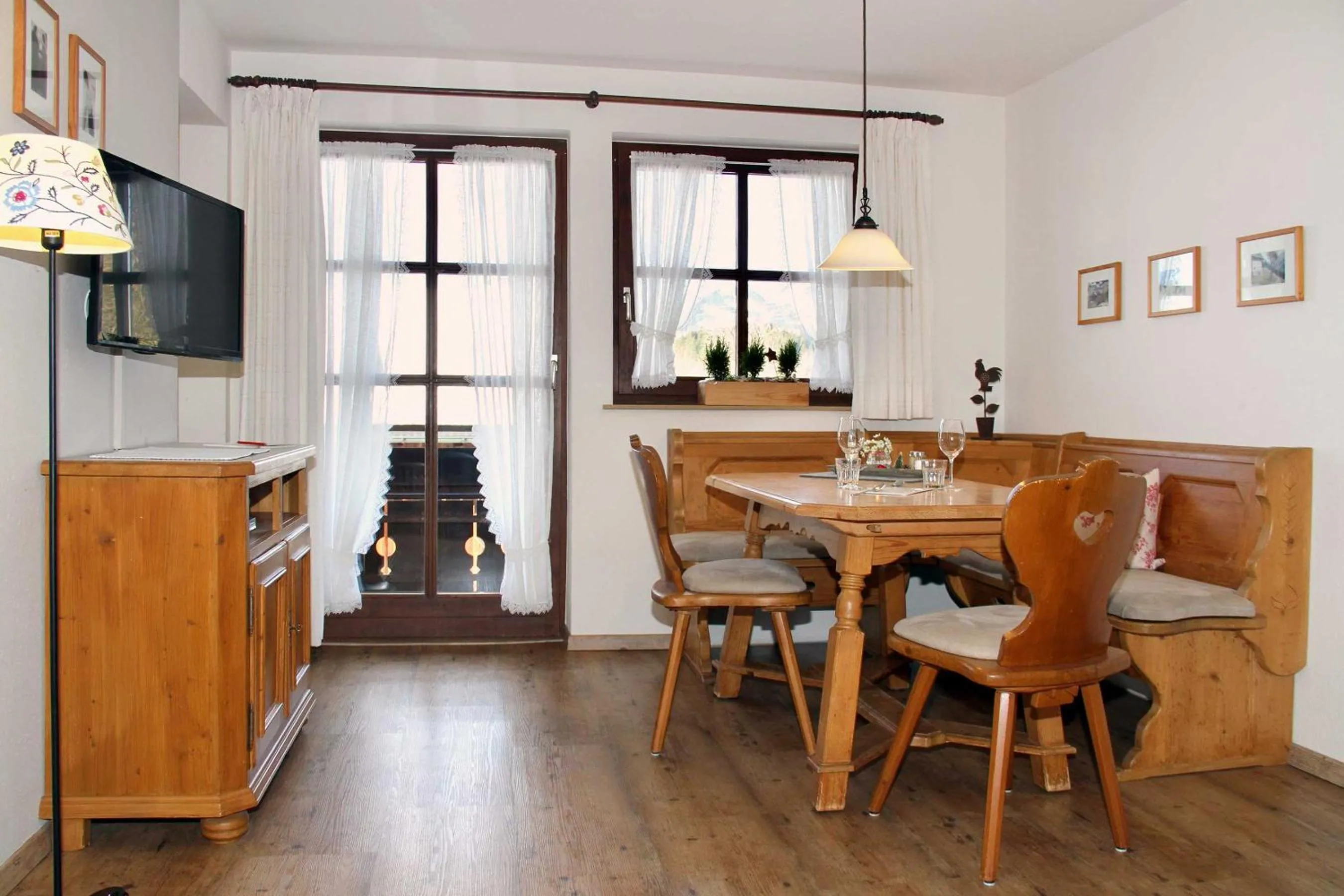 Living room in Ferienwohnungen Vogler