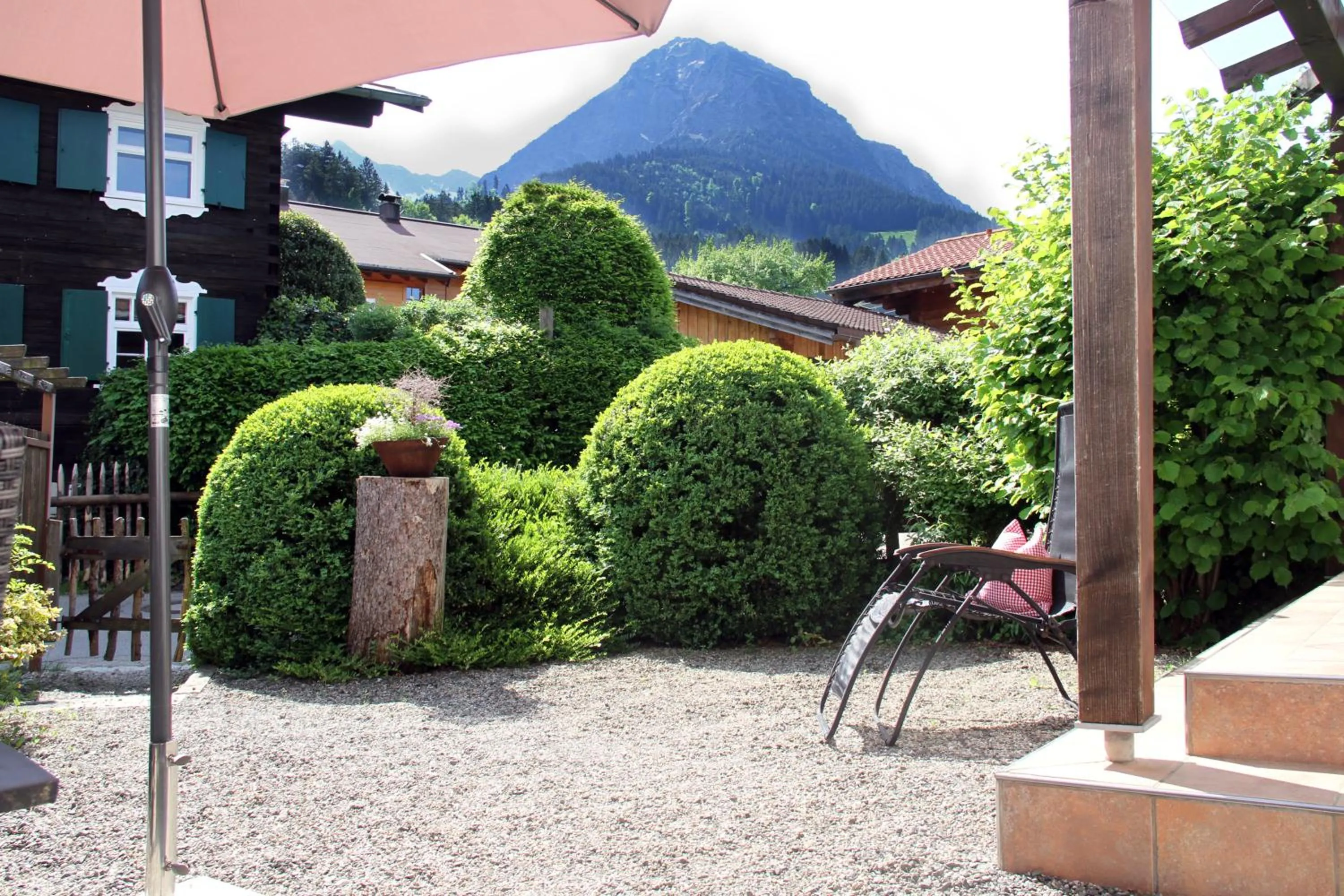 Garden in Ferienwohnungen Vogler
