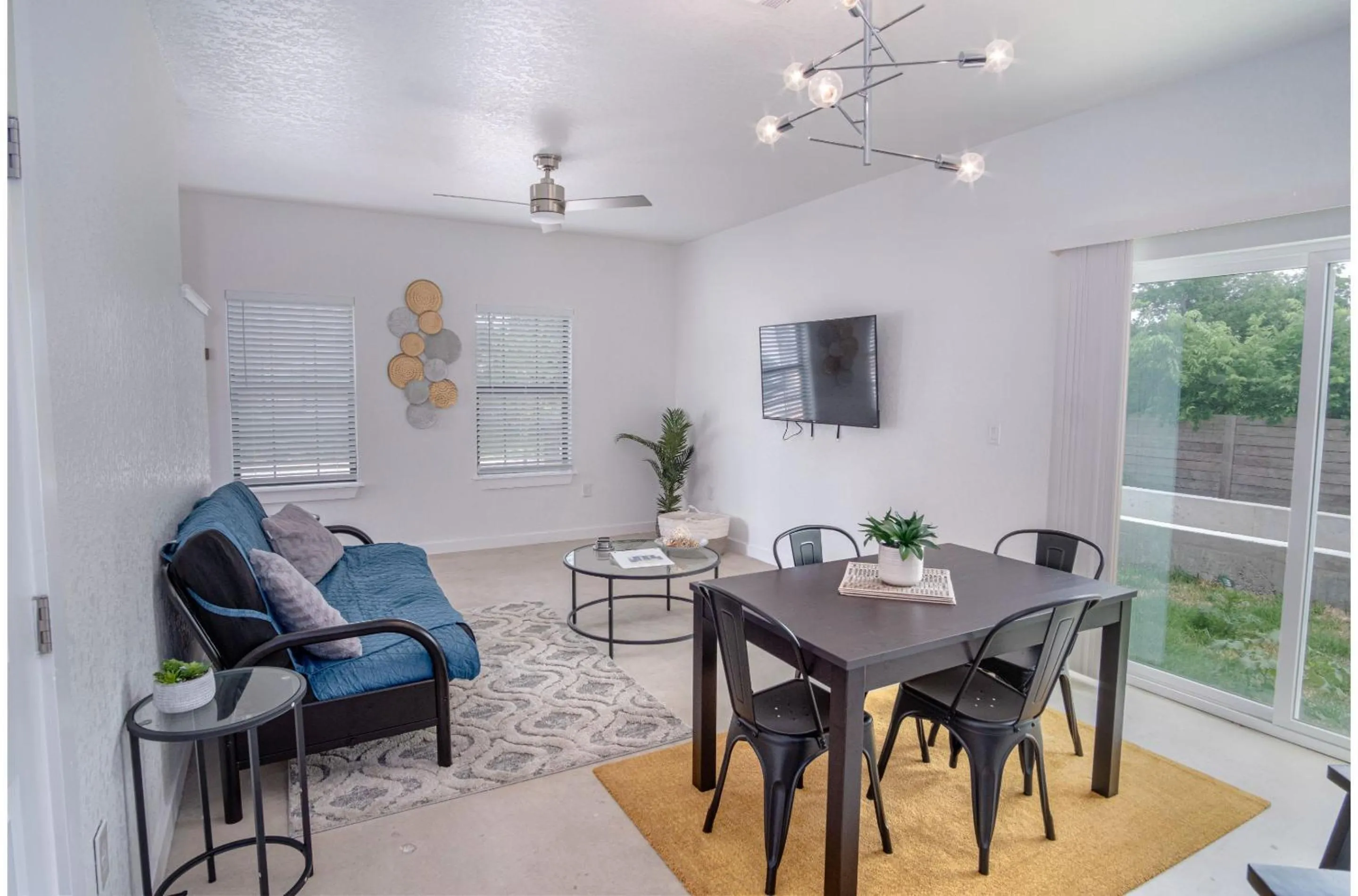 Living room in BRAND NEW 4 Stylish 3BR Near Exciting Downtown