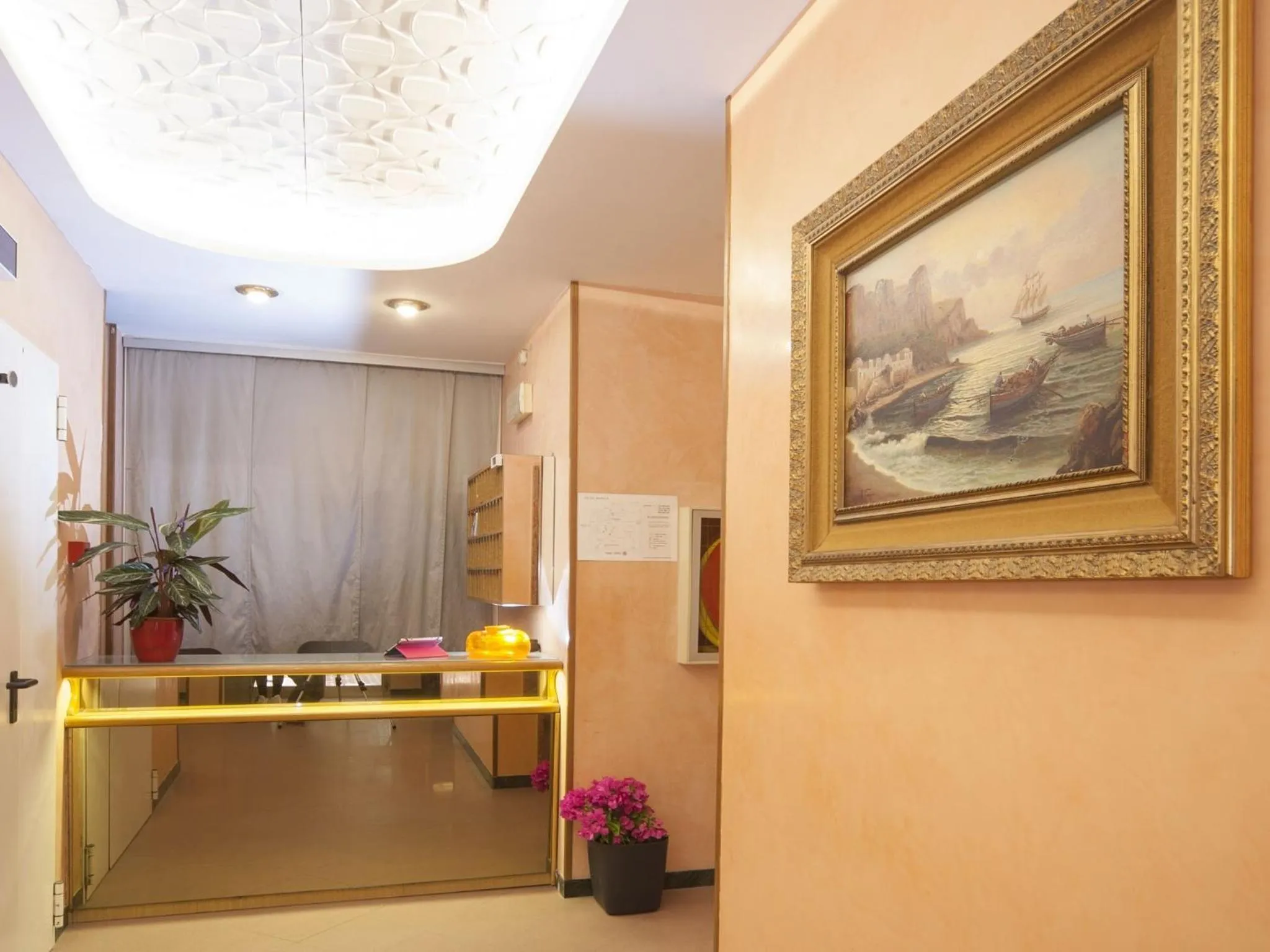 Lobby or reception in Hotel Manola