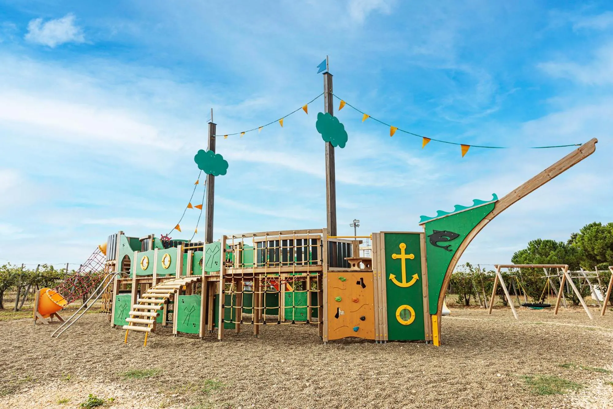 Children play ground in Masseria Agrituristica Lama San Giorgio