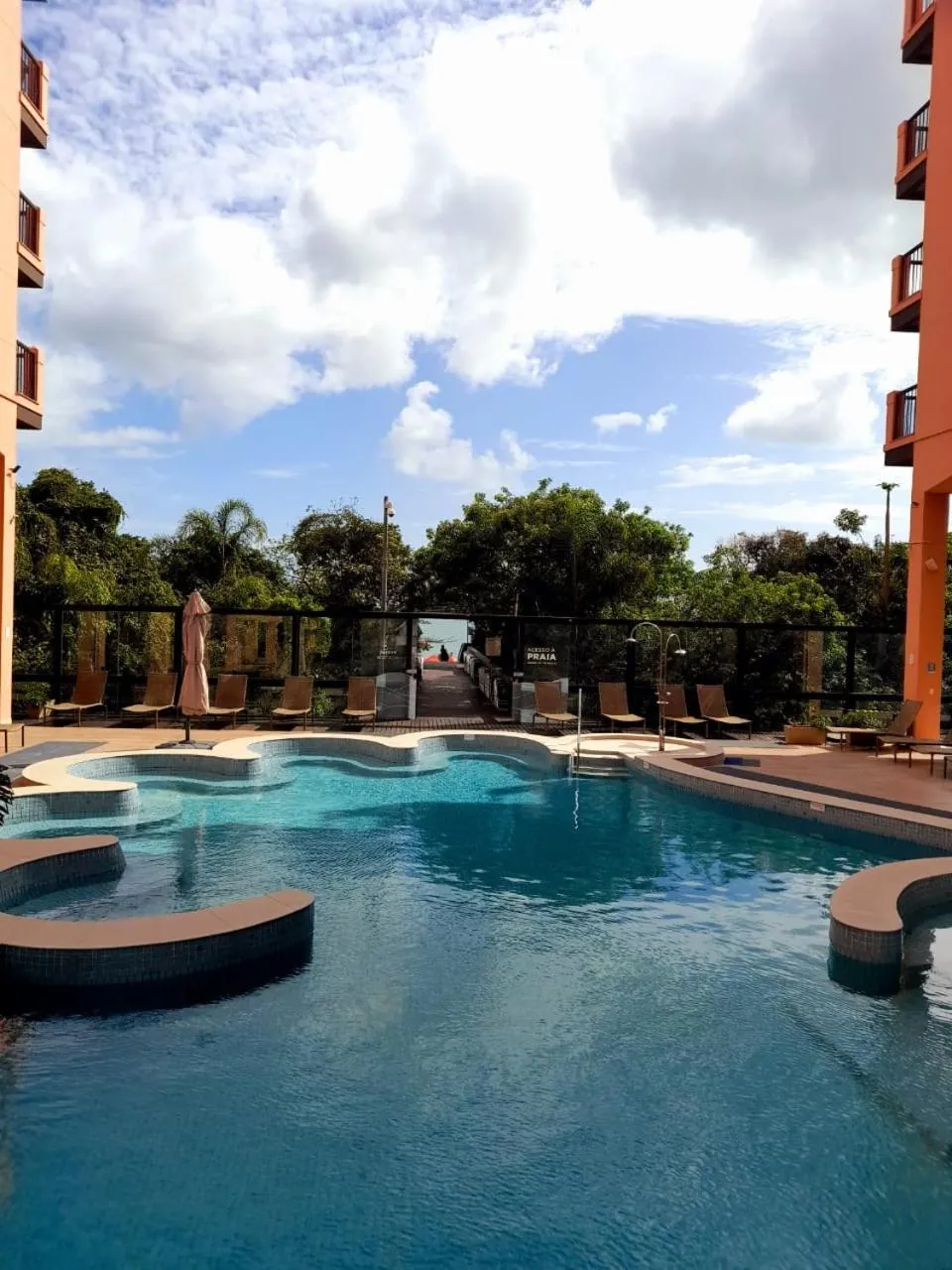 Pool view in Jurerê Beach Village