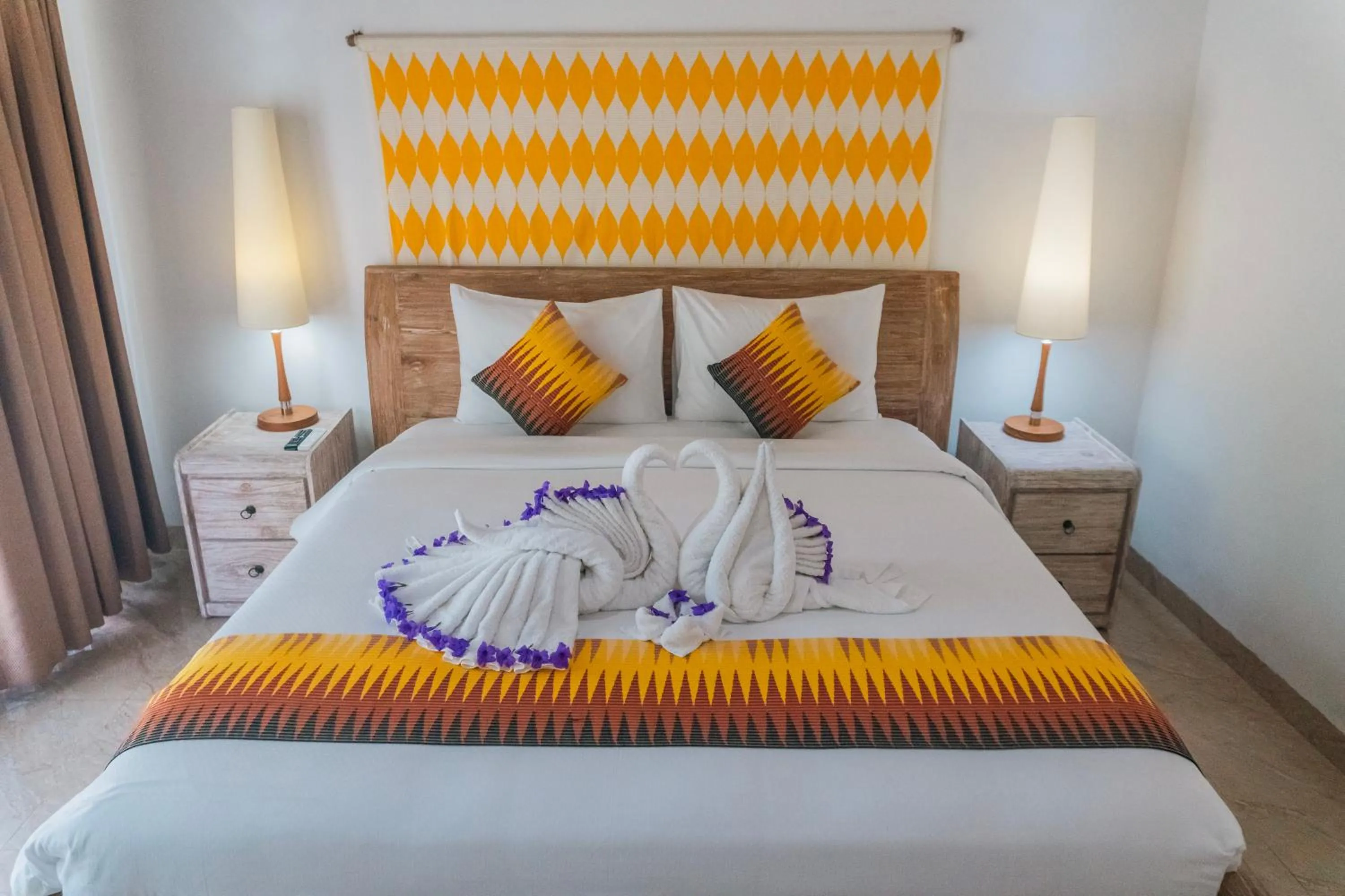 Bed in Caspla Resort by Loccal Collection