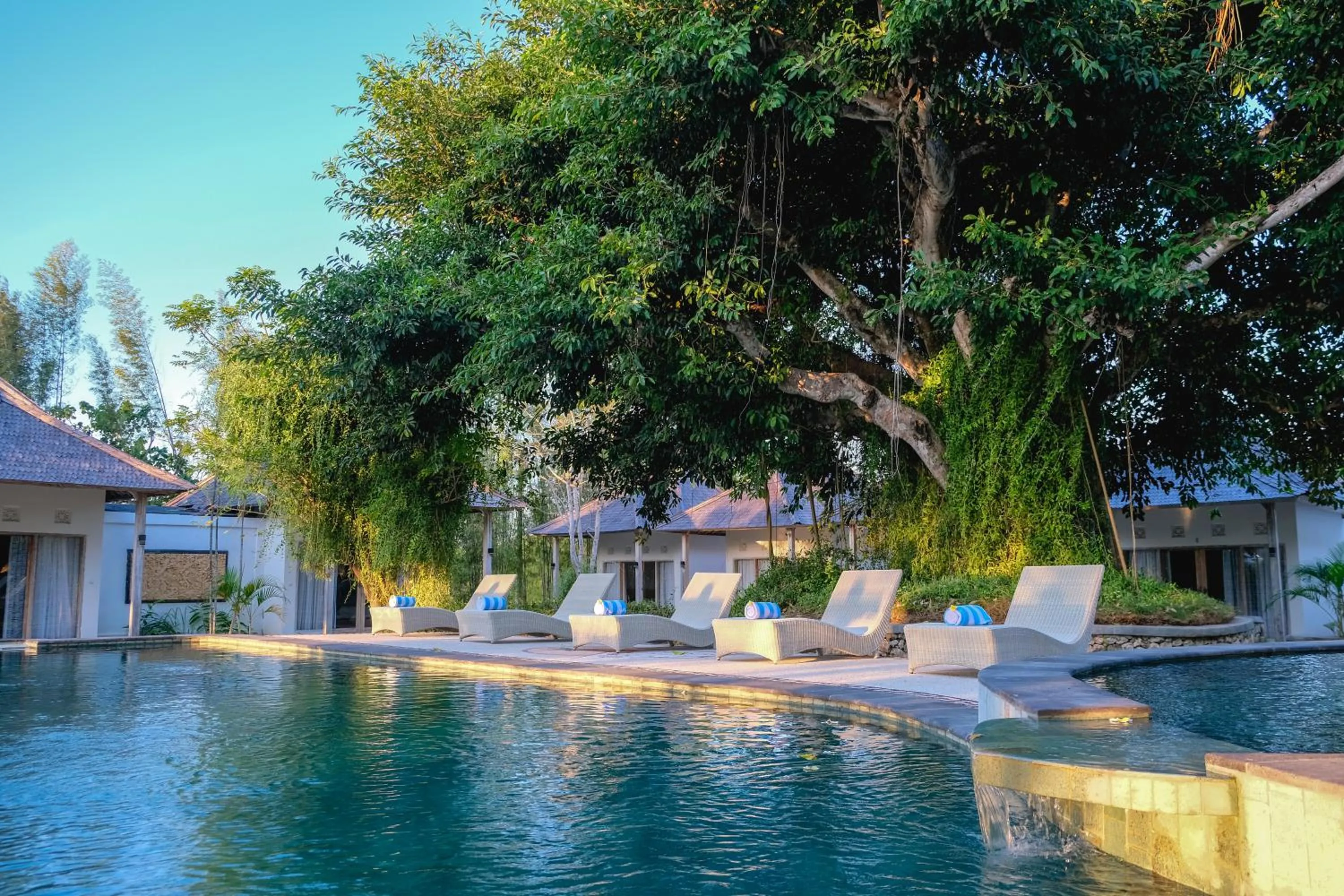 Pool view in Caspla Resort by Loccal Collection