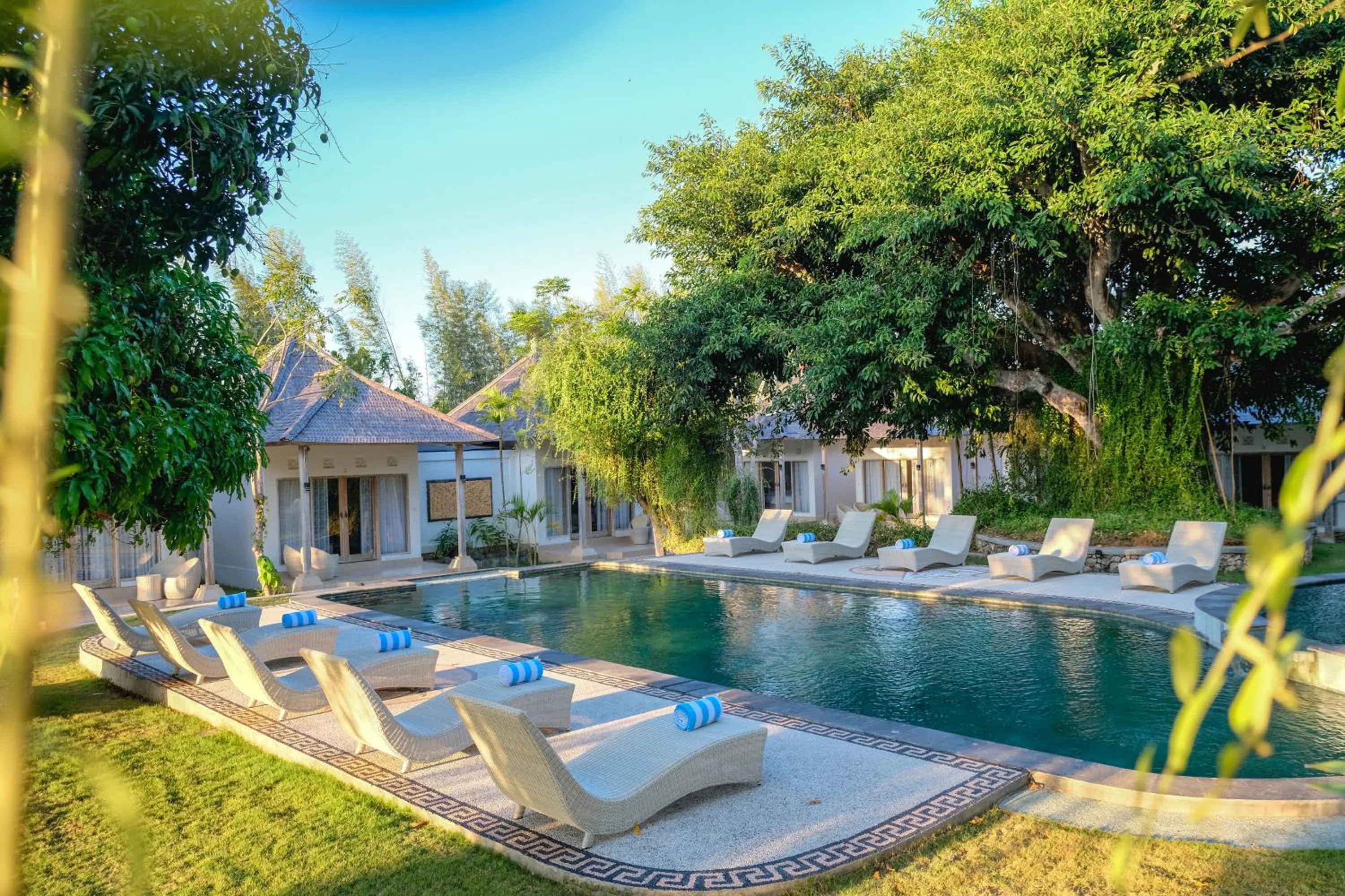 Swimming pool in Caspla Resort by Loccal Collection