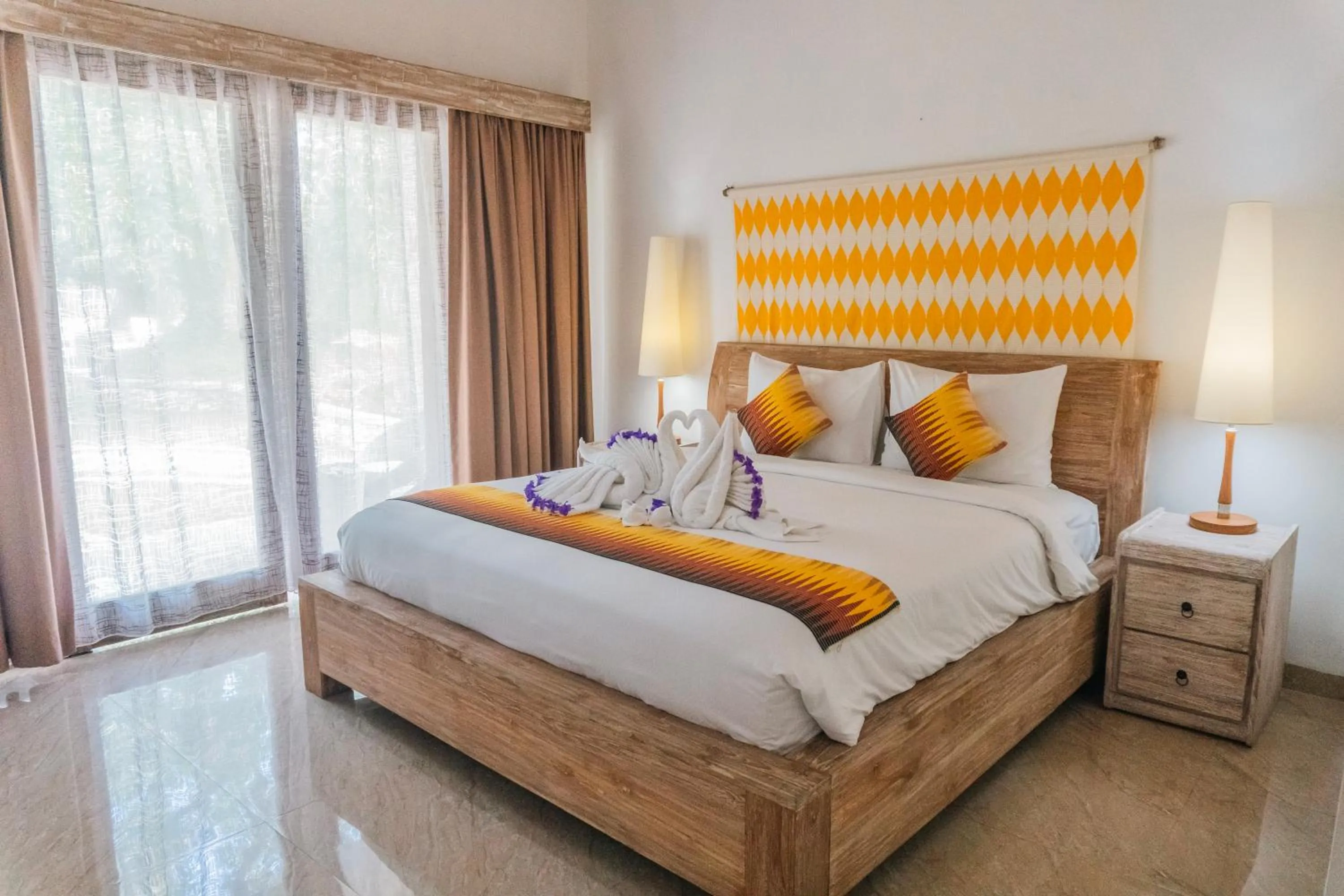 Bed in Caspla Resort by Loccal Collection