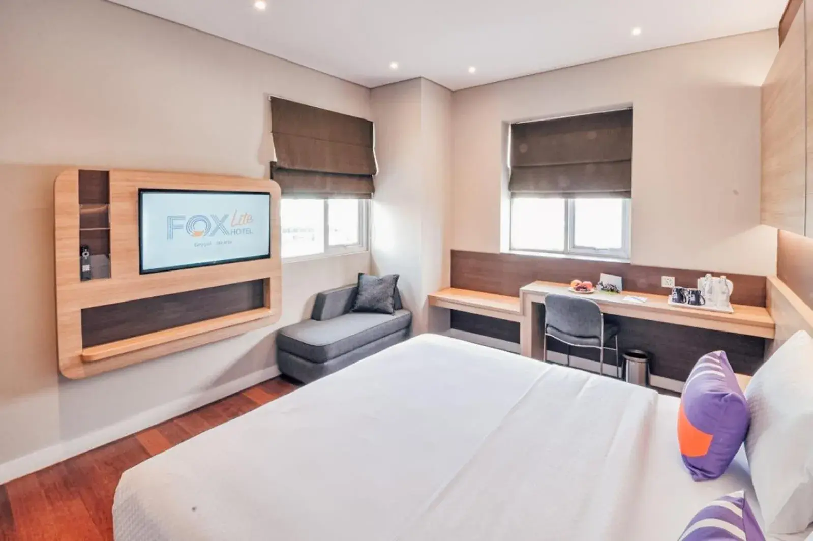 Bedroom, Bed in FOX Lite Grogol Jakarta Bedroom, Bed in FOX Lite Grogol Jakarta