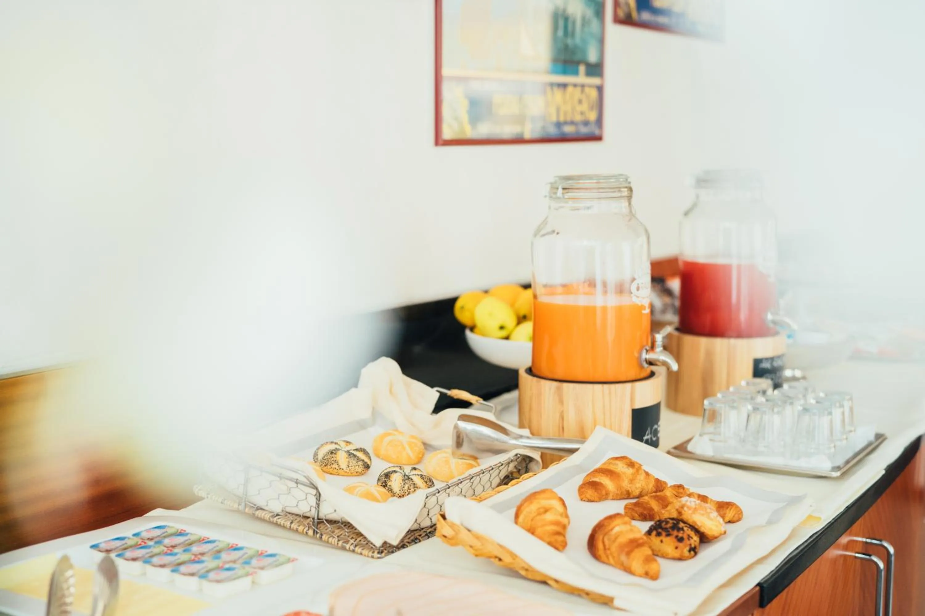 Buffet breakfast in Arcangelo Roof Hotel