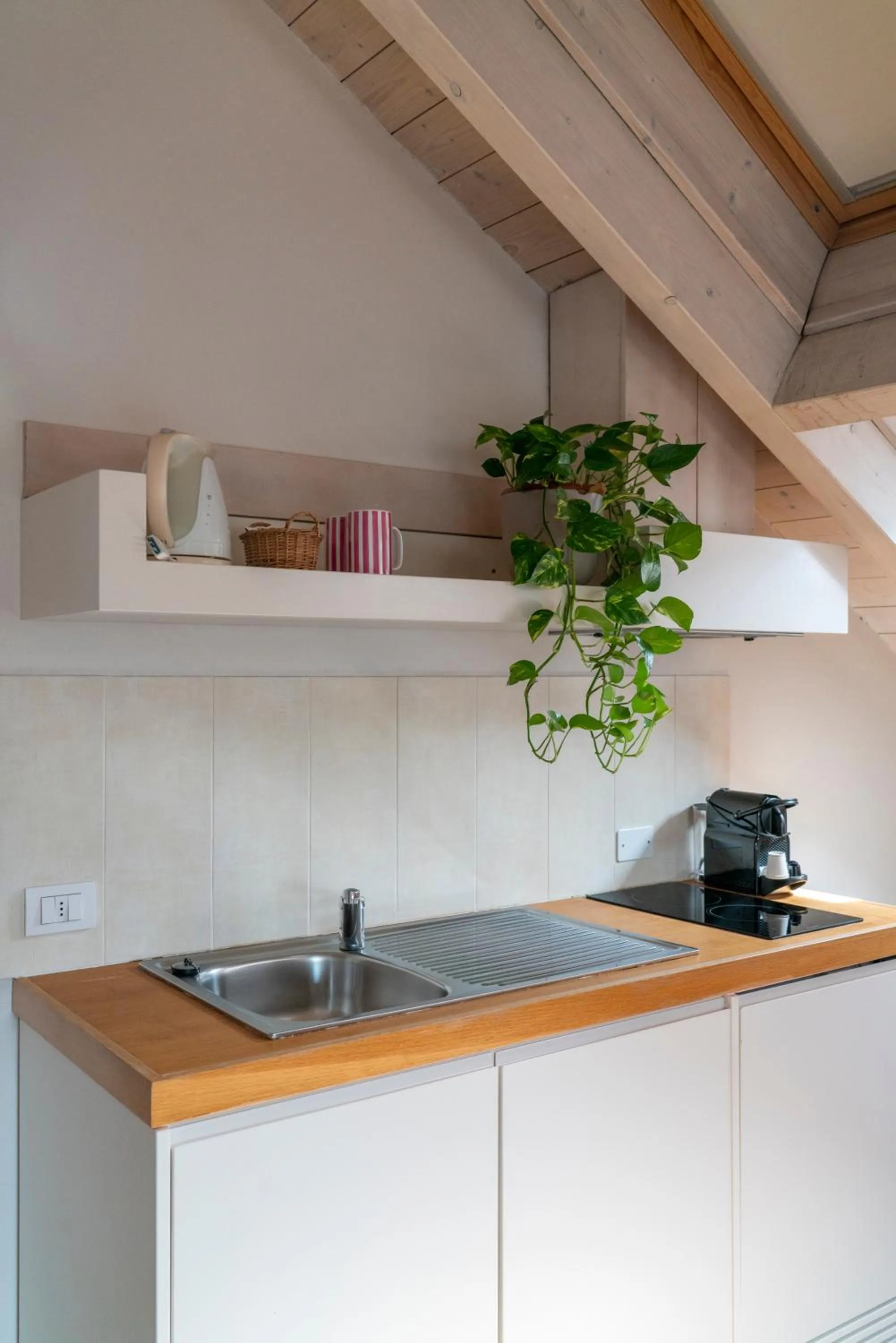 Kitchen or kitchenette in Art Hotel Varese