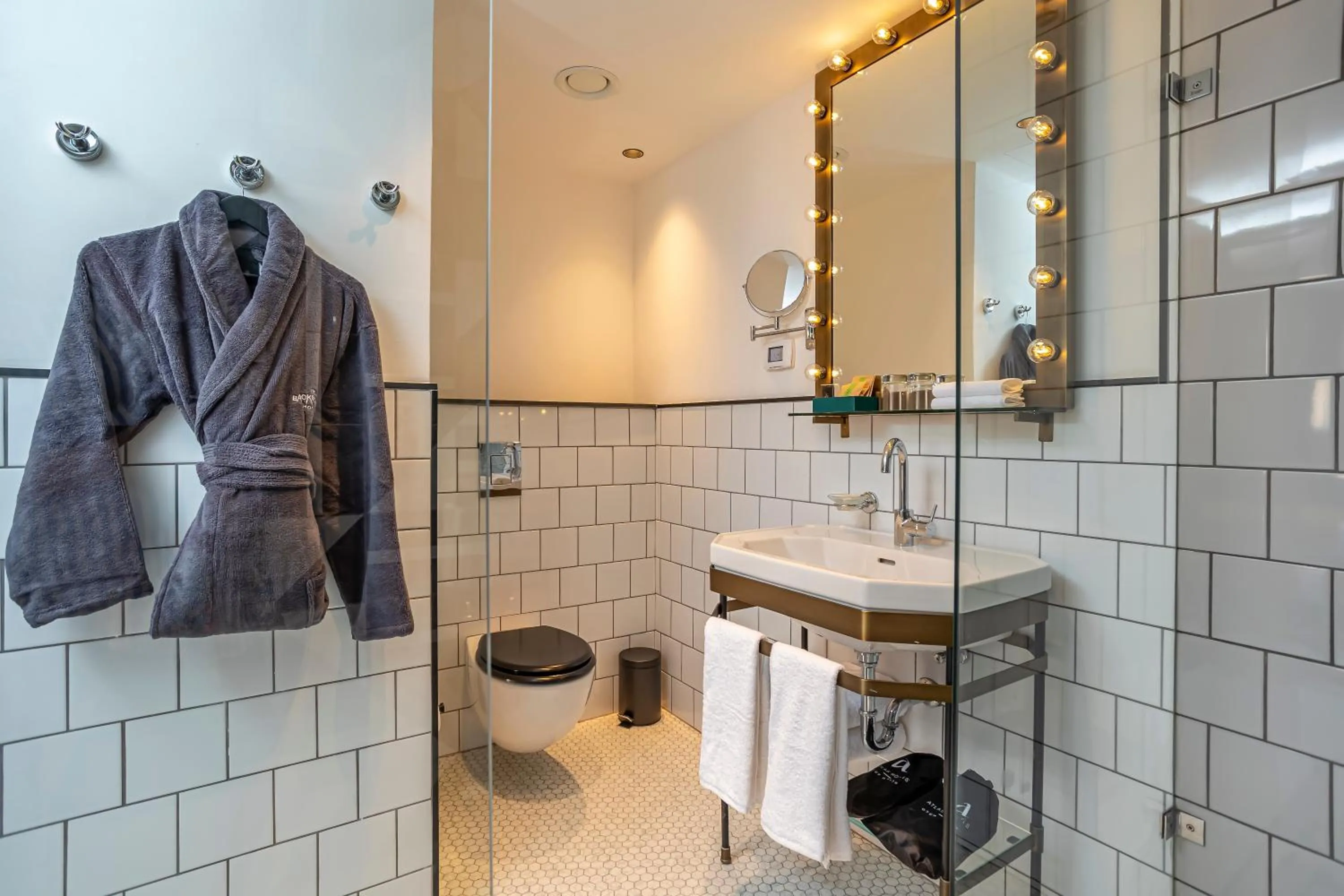 Bathroom in Backstage Hotel - an Atlas Boutique Hotel