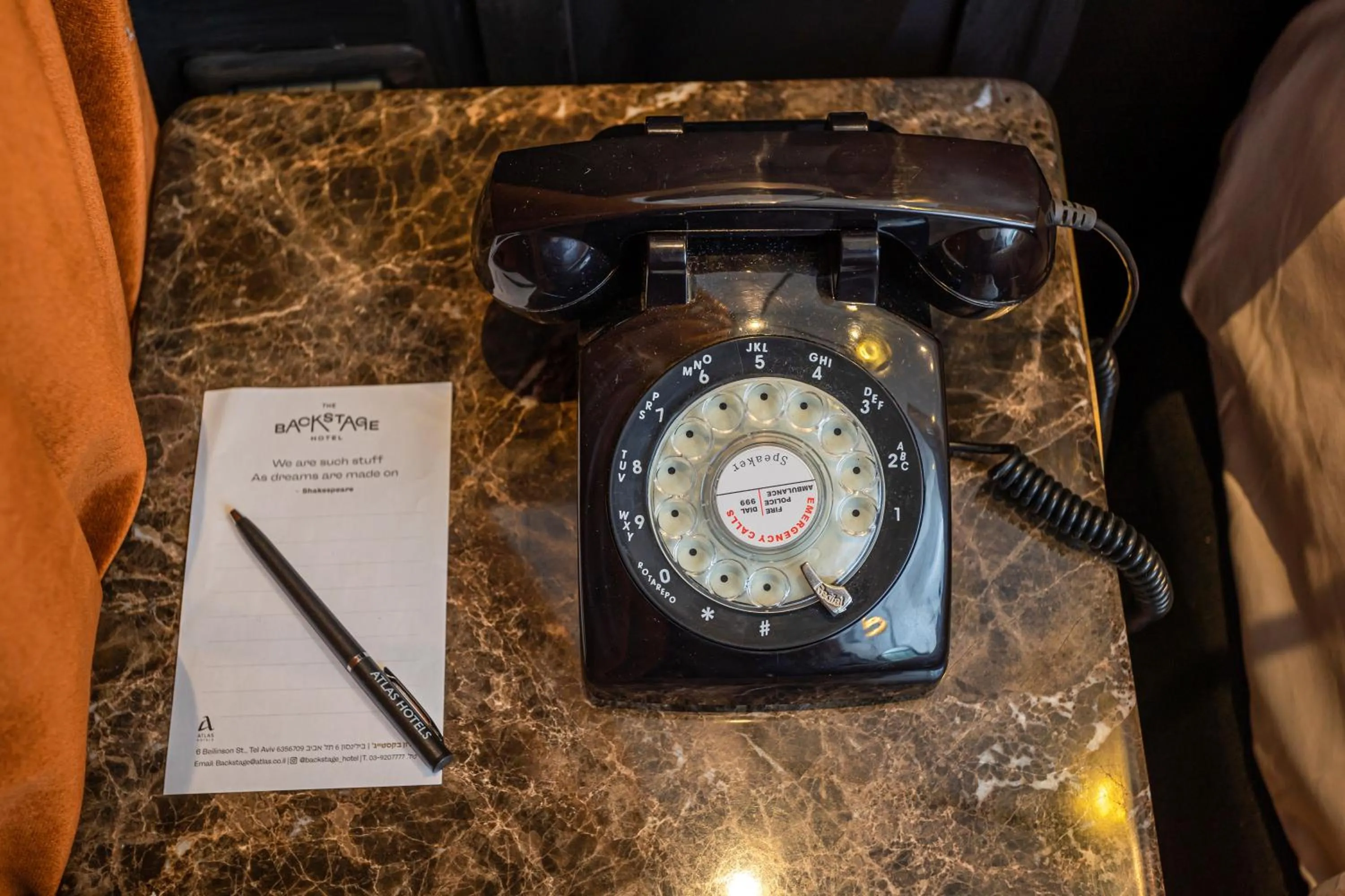 Decorative detail in Backstage Hotel - an Atlas Boutique Hotel