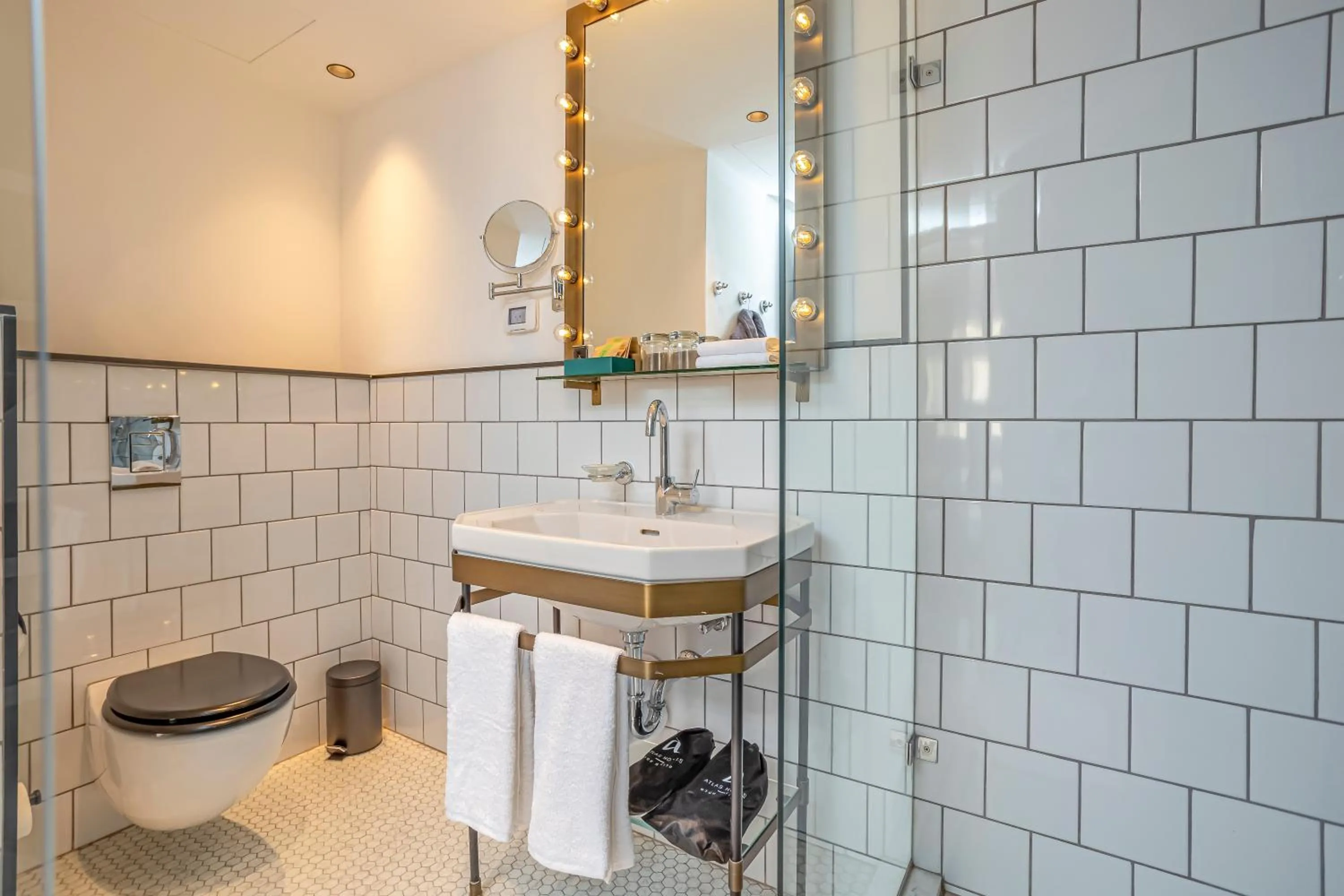 Bathroom in Backstage Hotel - an Atlas Boutique Hotel