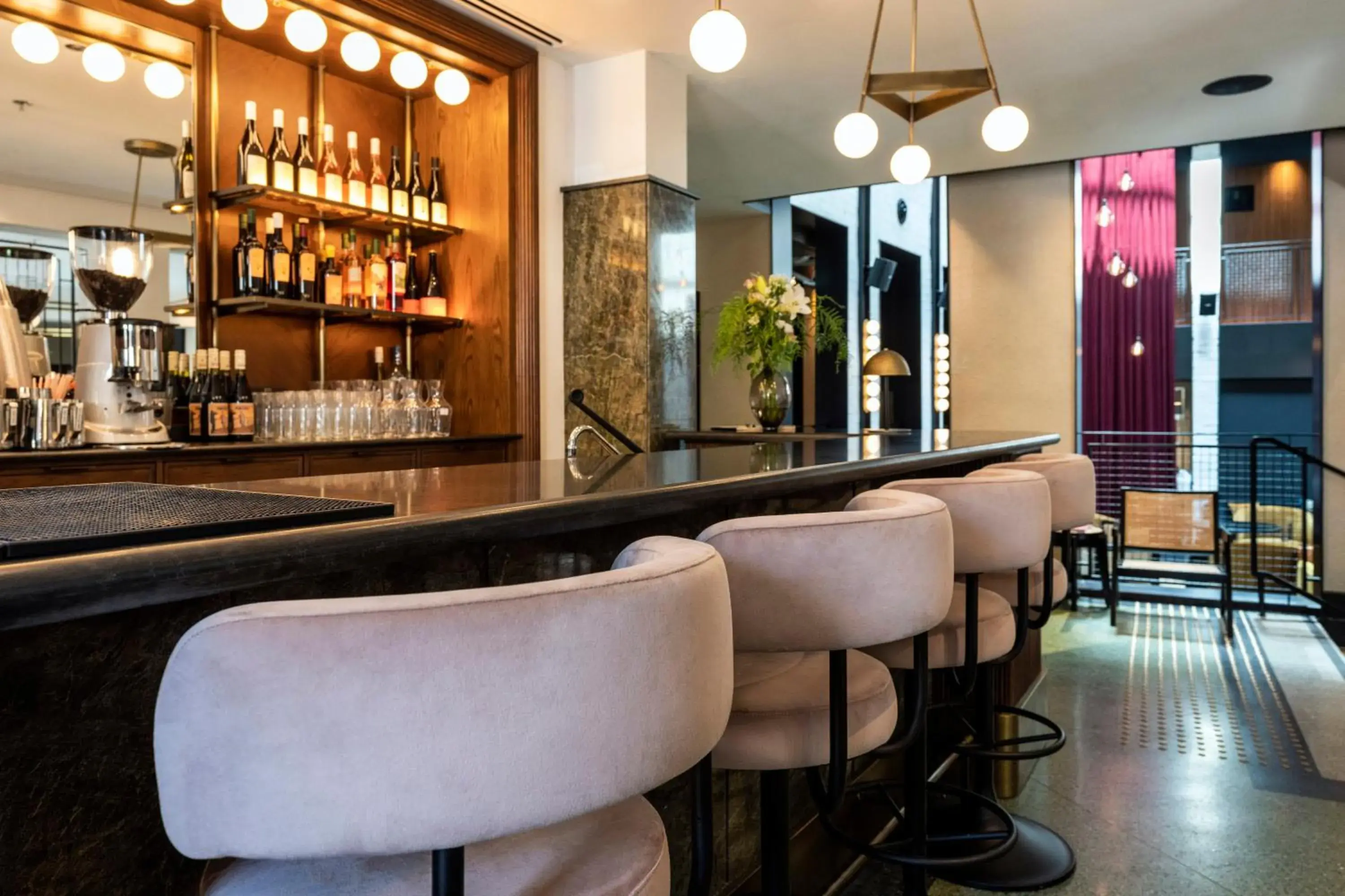 Lounge or bar in Backstage Hotel - an Atlas Boutique Hotel Lounge or bar in Backstage Hotel - an Atlas Boutique Hotel