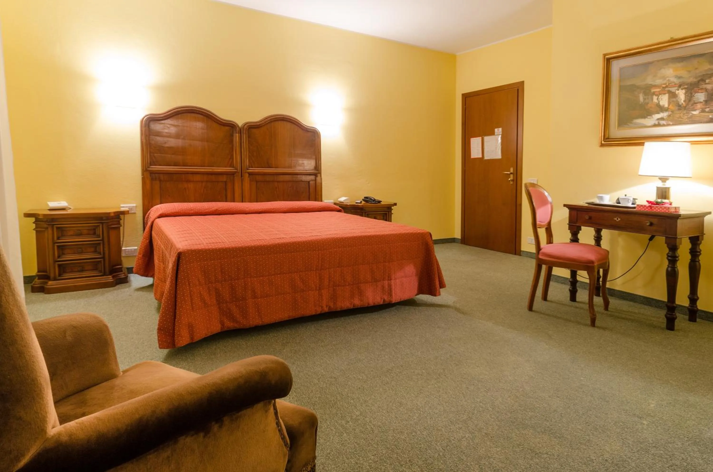 Decorative detail, Bed in Hotel Bigio