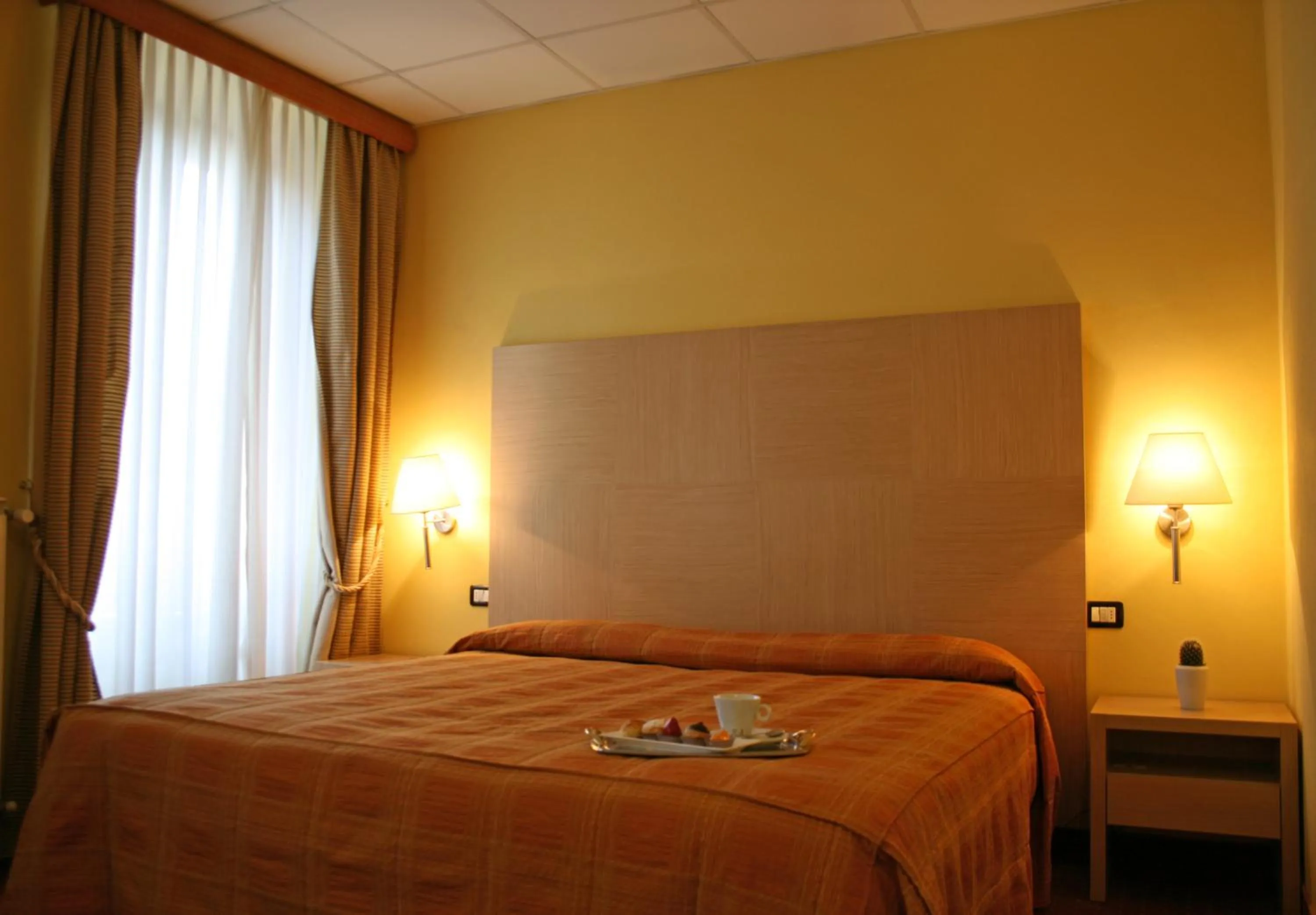 Decorative detail, Bed in Hotel Bigio