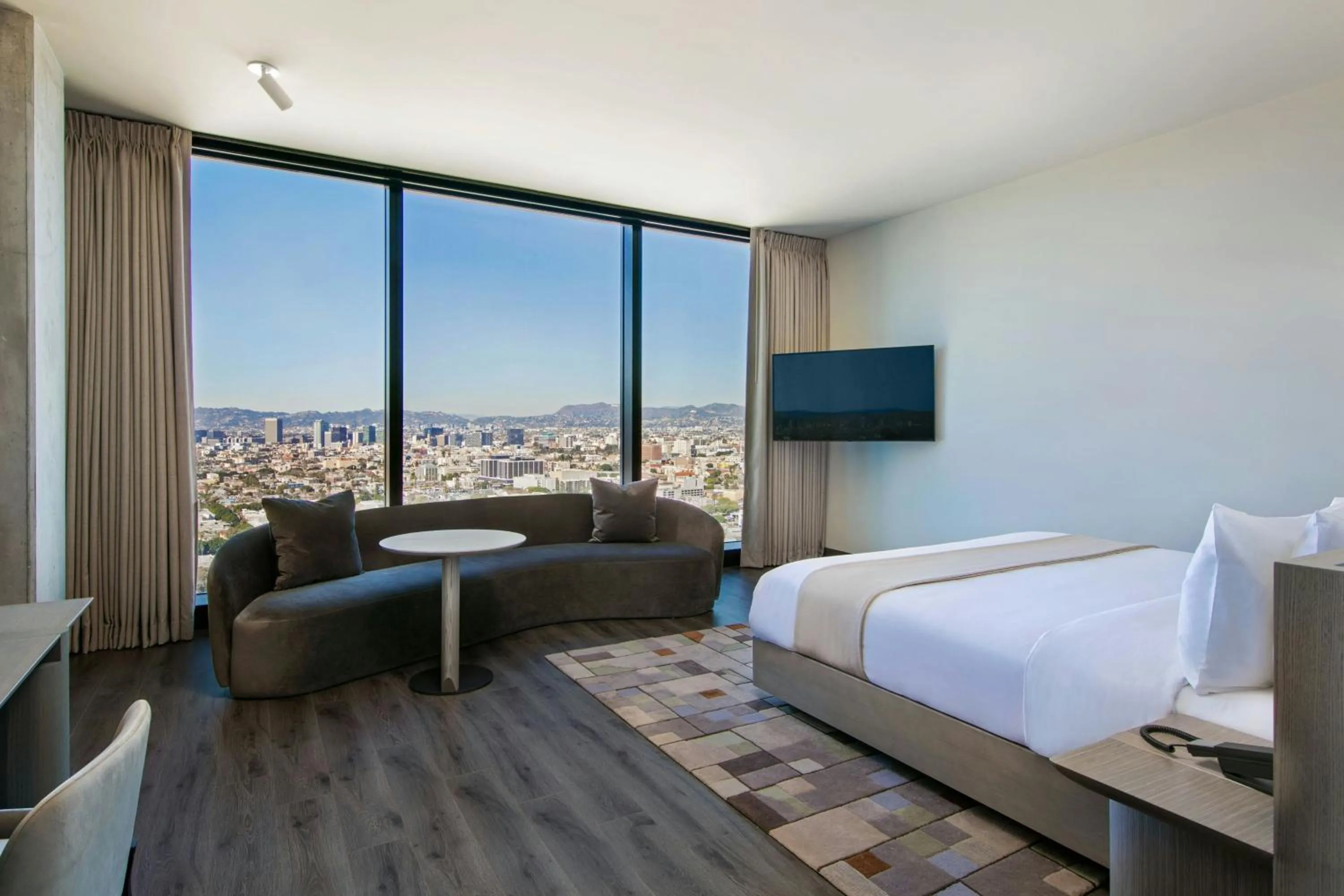 Photo of the whole room, Bed in AC Hotel by Marriott Downtown Los Angeles