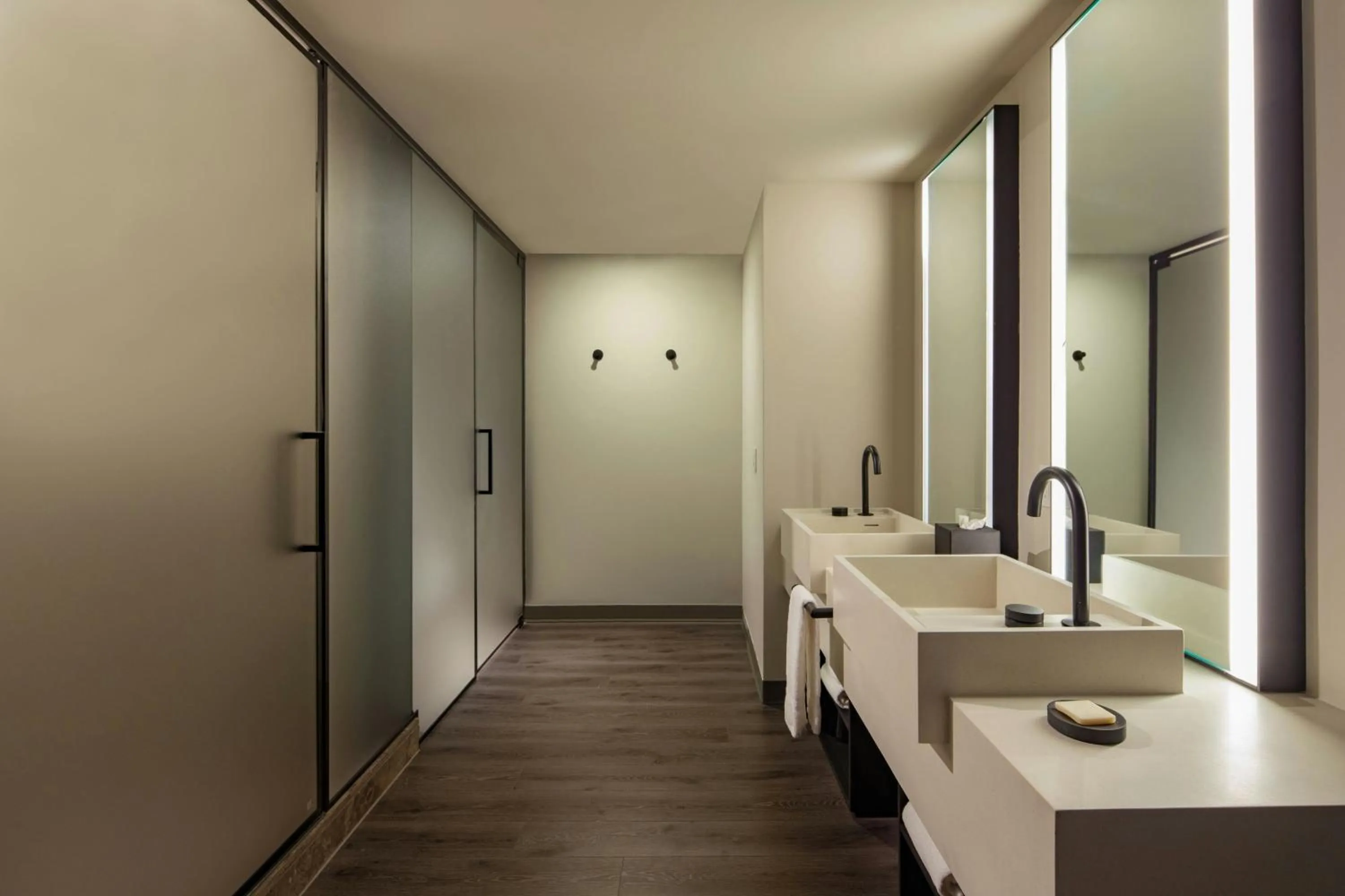 Bathroom in AC Hotel by Marriott Downtown Los Angeles