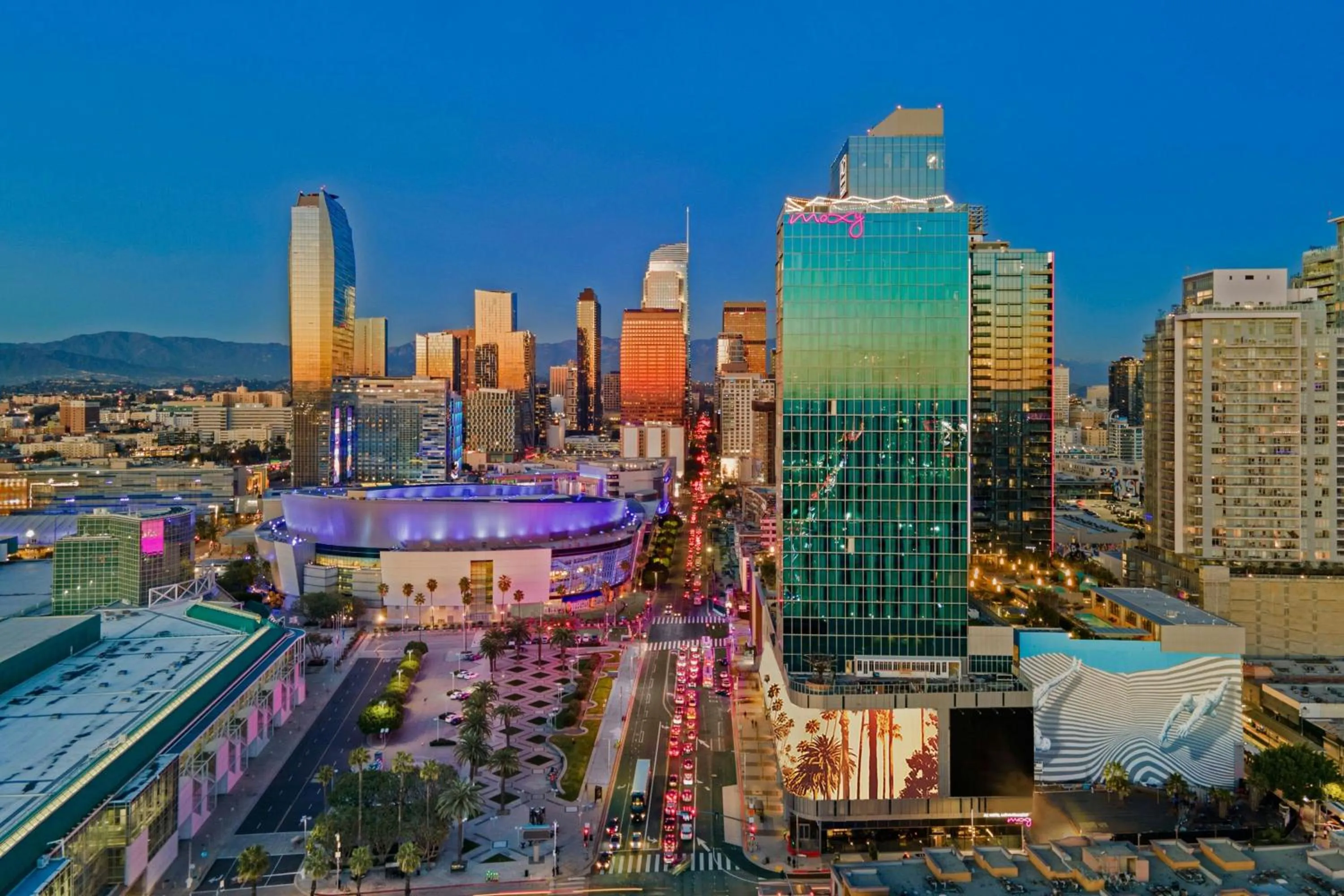 View (from property/room) in Moxy Downtown Los Angeles