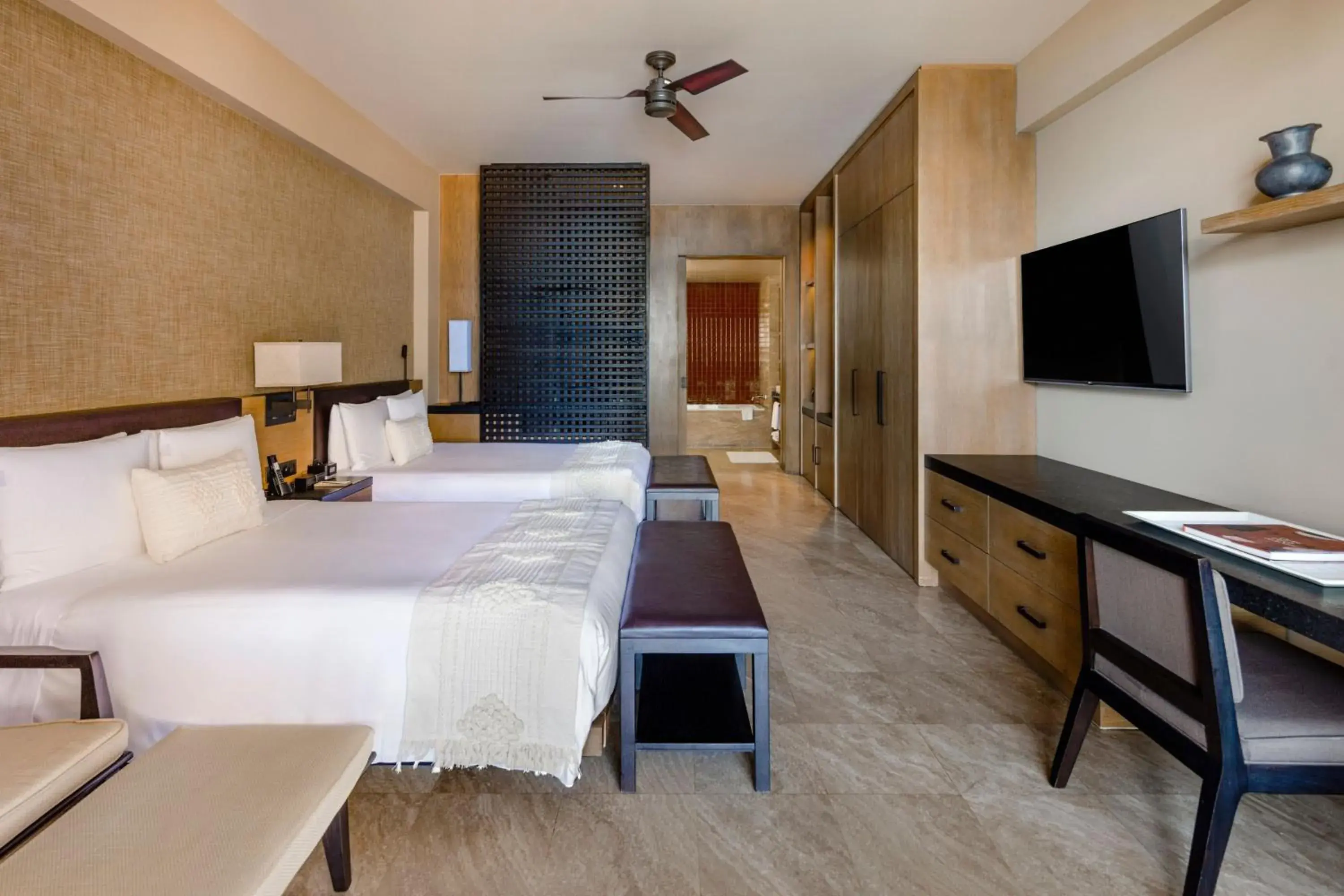 Deluxe Double Room with Two Double Beds and Ocean View in Casa Maat at JW Marriott Los Cabos Beach Resort & Spa Deluxe Double Room with Two Double Beds and Ocean View in Casa Maat at JW Marriott Los Cabos Beach Resort & Spa