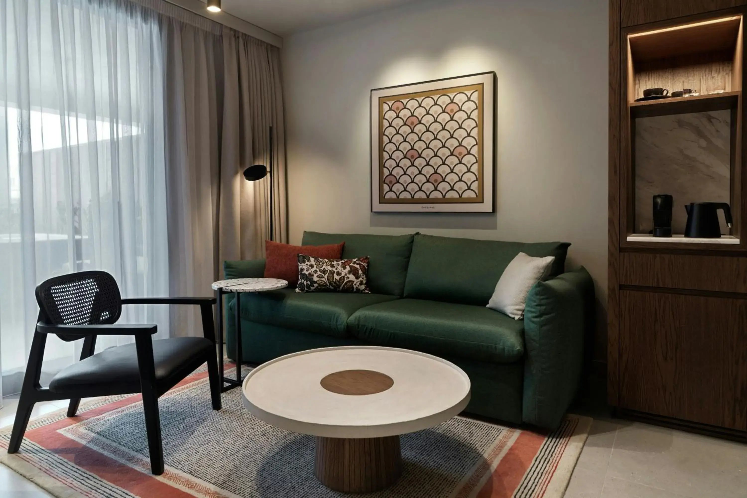 Living room in MonAsty, Thessaloniki, Autograph Collection Living room in MonAsty, Thessaloniki, Autograph Collection