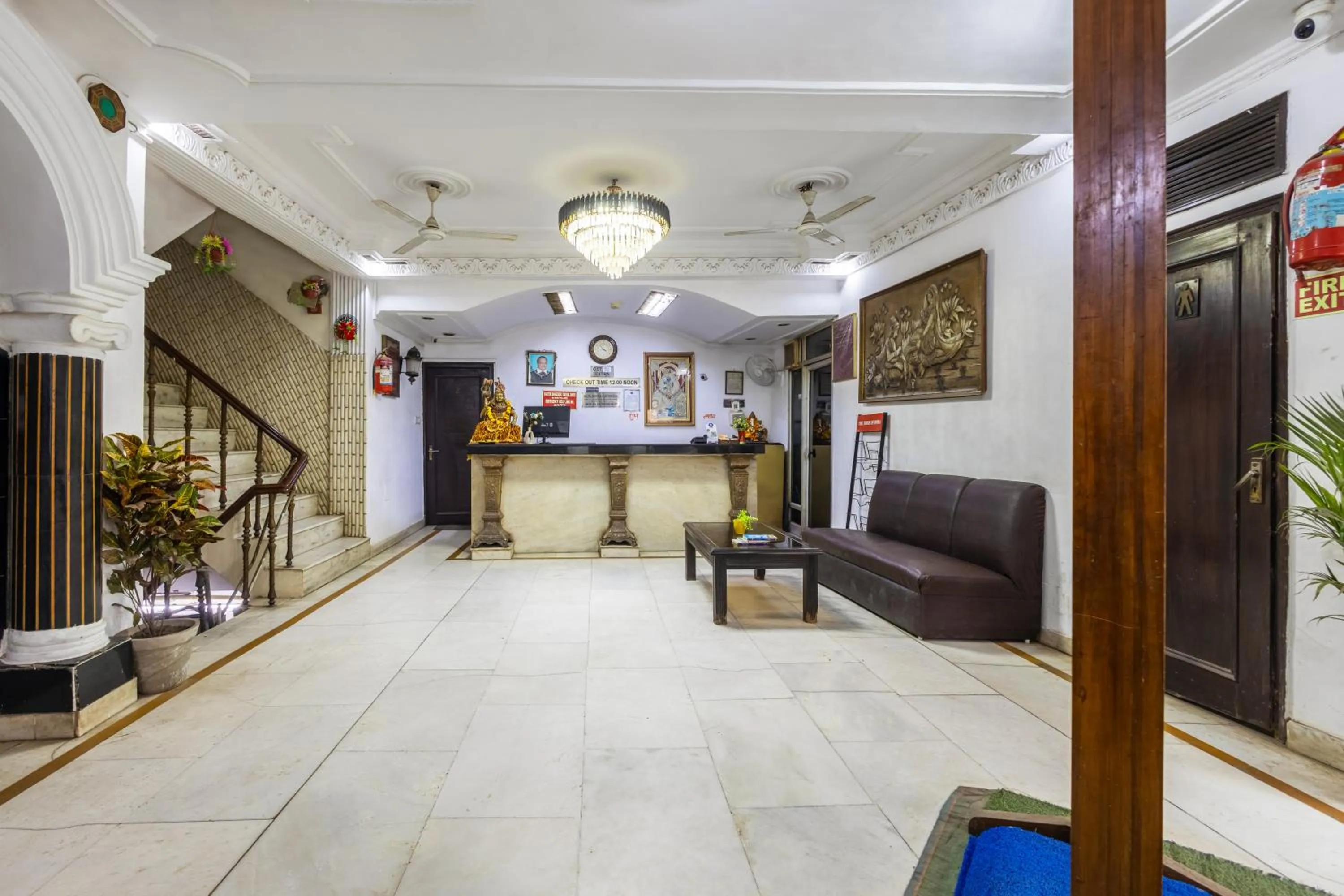 Seating area in Hotel Ashoka Continental Near New Delhi Railway station