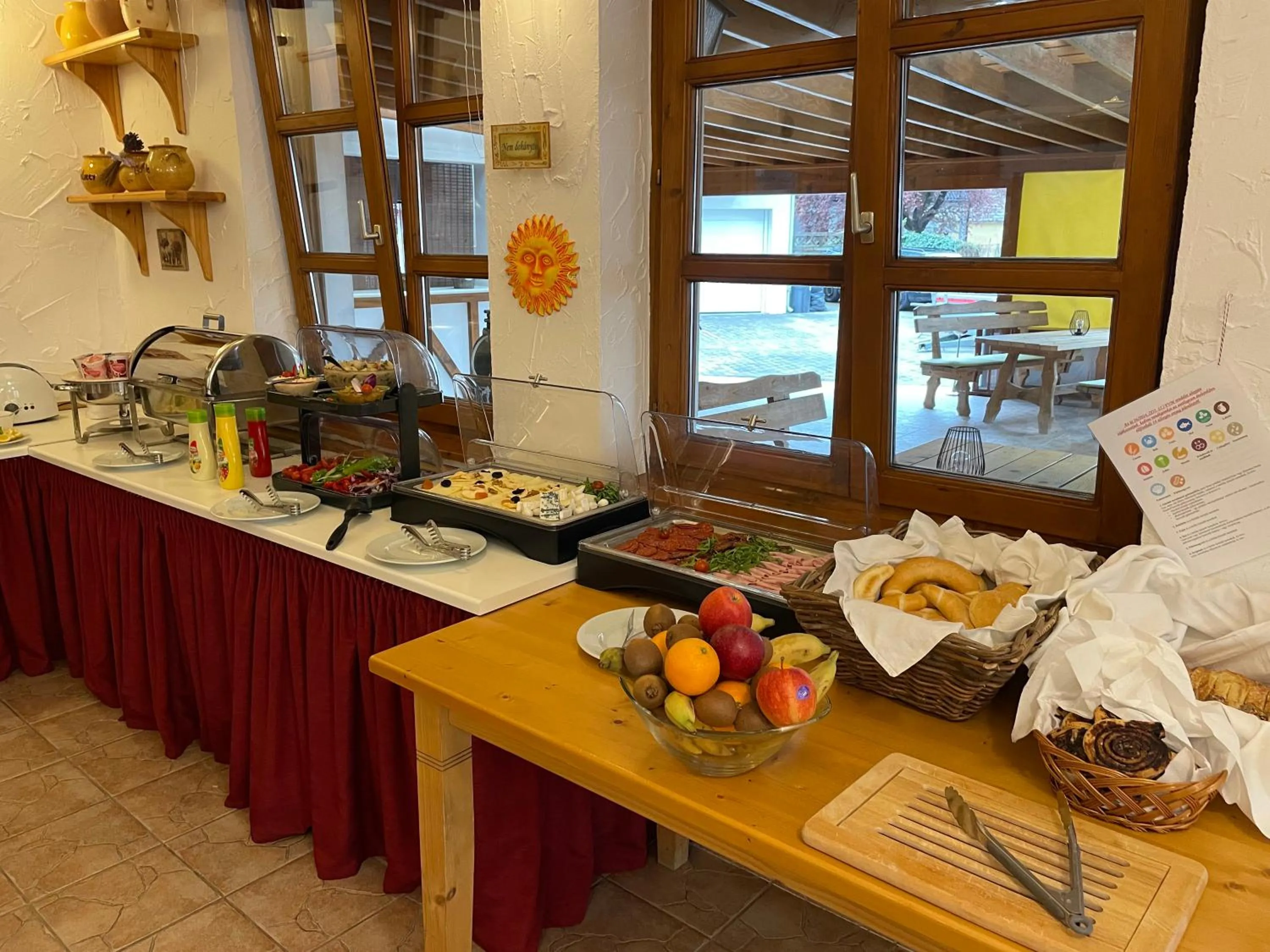 Breakfast in Sommer Panzió