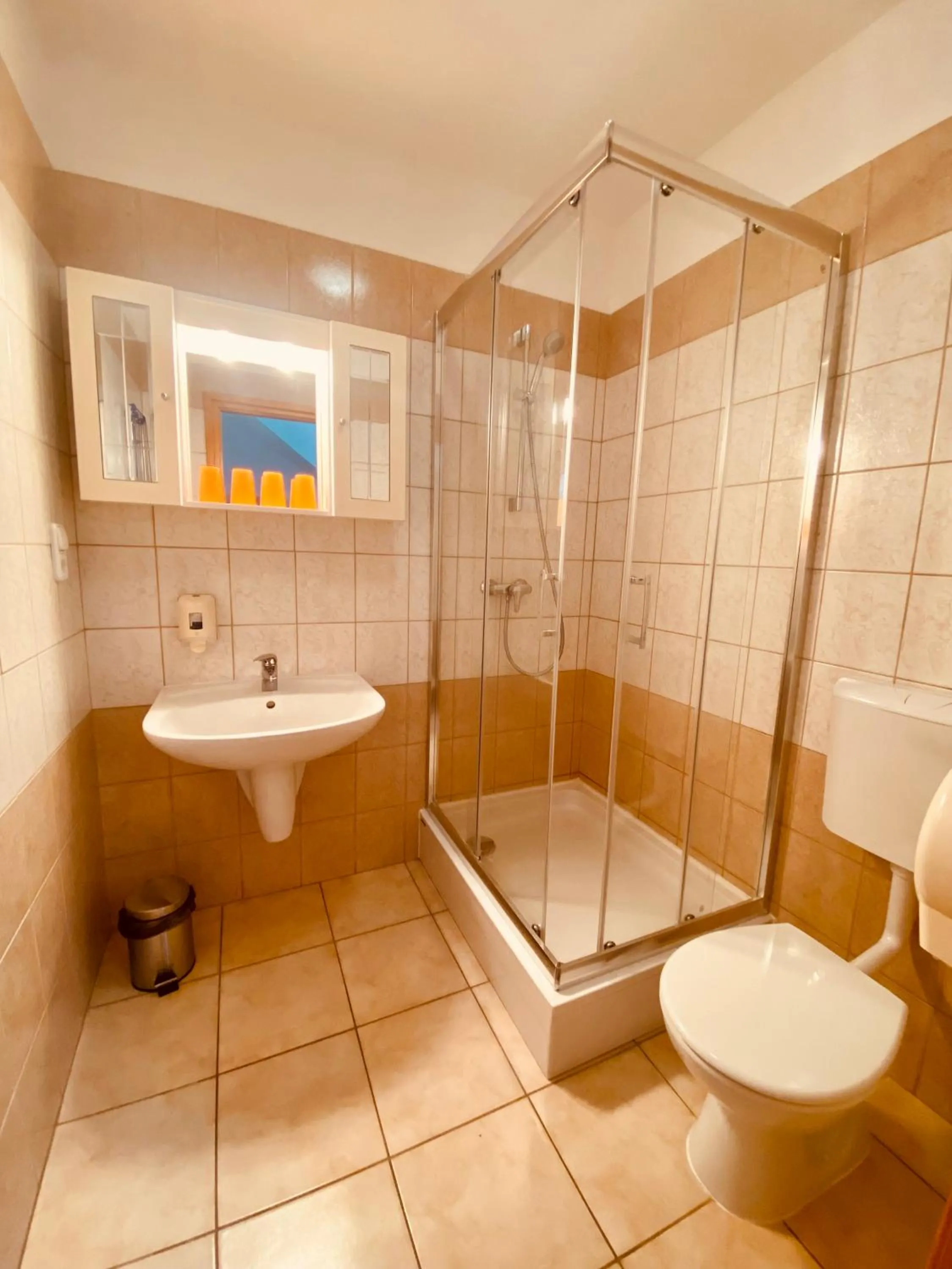 Shower in Sommer Panzió